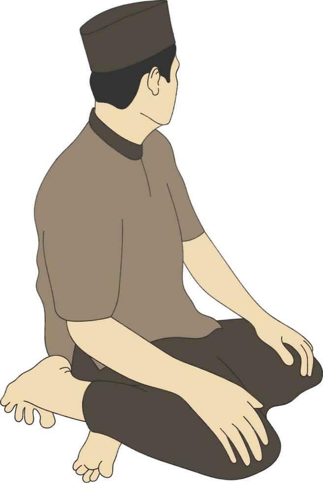 Muslim Prayer Movement vector