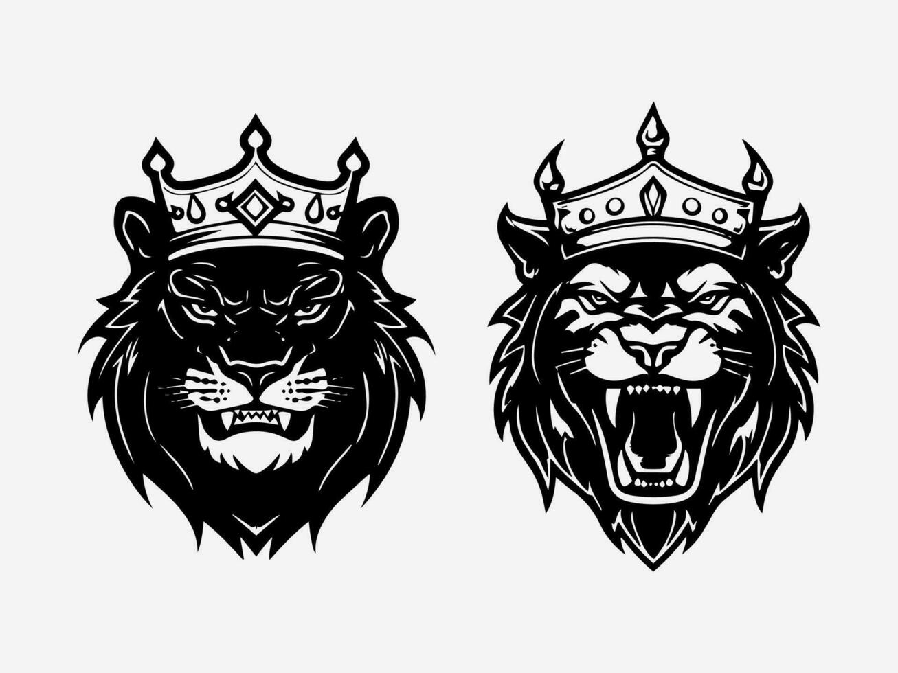 Artistic hand drawn illustration of a panther, capturing its grace and intensity, perfect for a captivating logo design vector