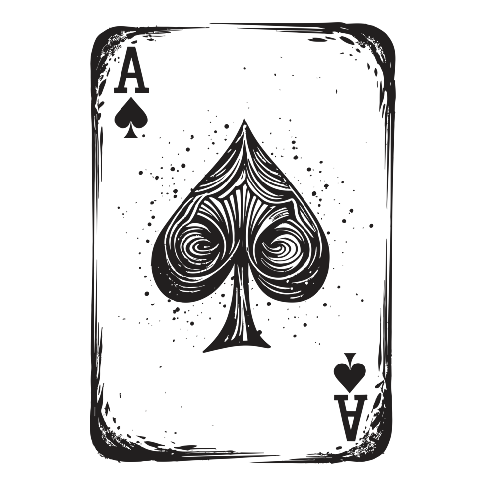 poker carta - generativo ai png