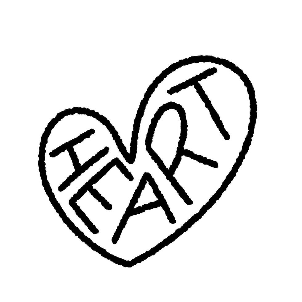 heart shape element vector