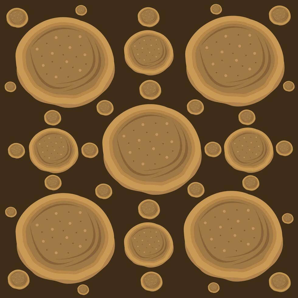 Gingernut vector illustration for graphic design and decorative element