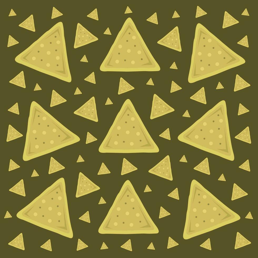 Nachos vector illustration for graphic design and decorative element