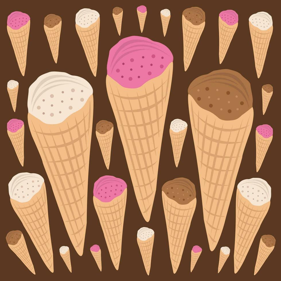 helado vector ilustración para gráfico diseño y decorativo elemento