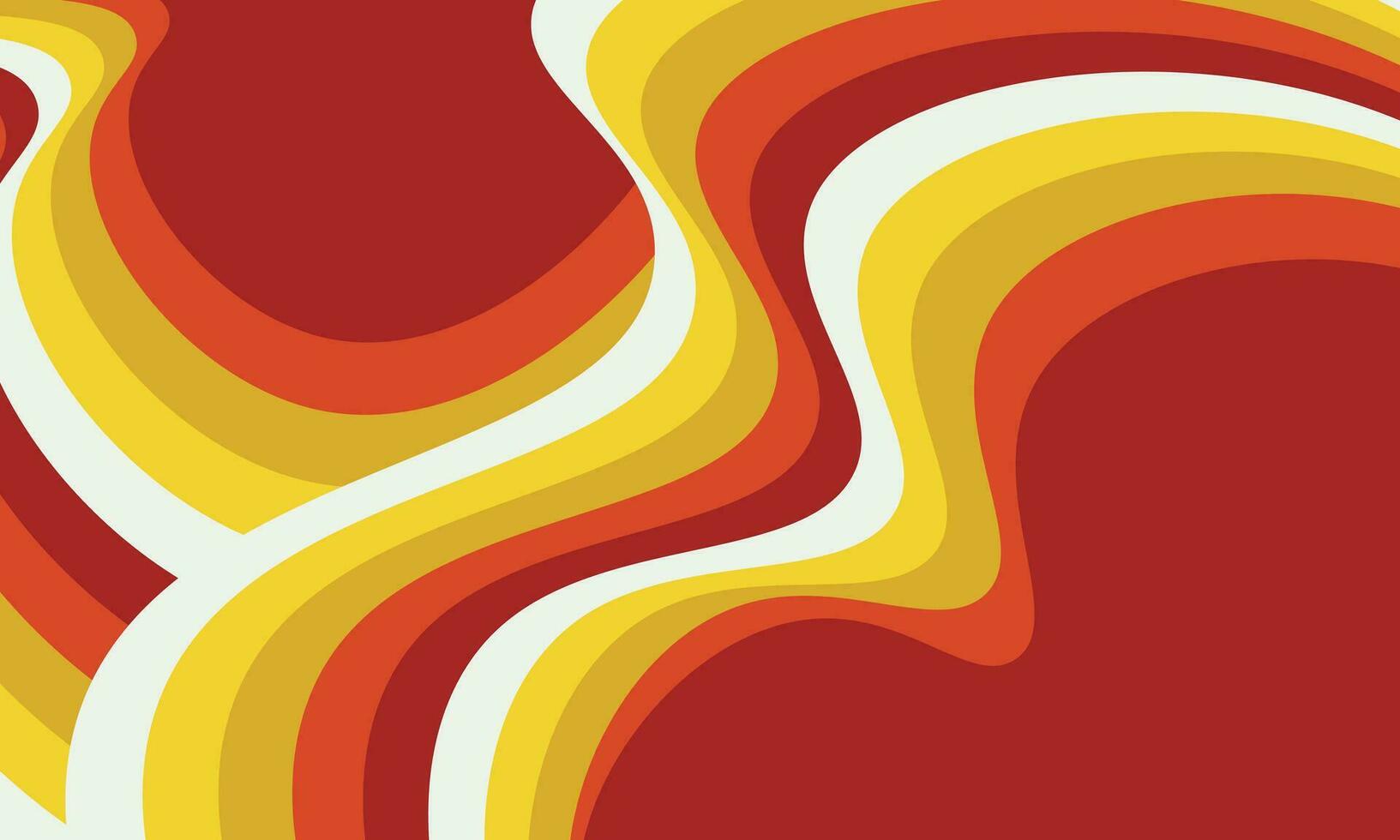 groovy hippie 70s background. Vector illustration