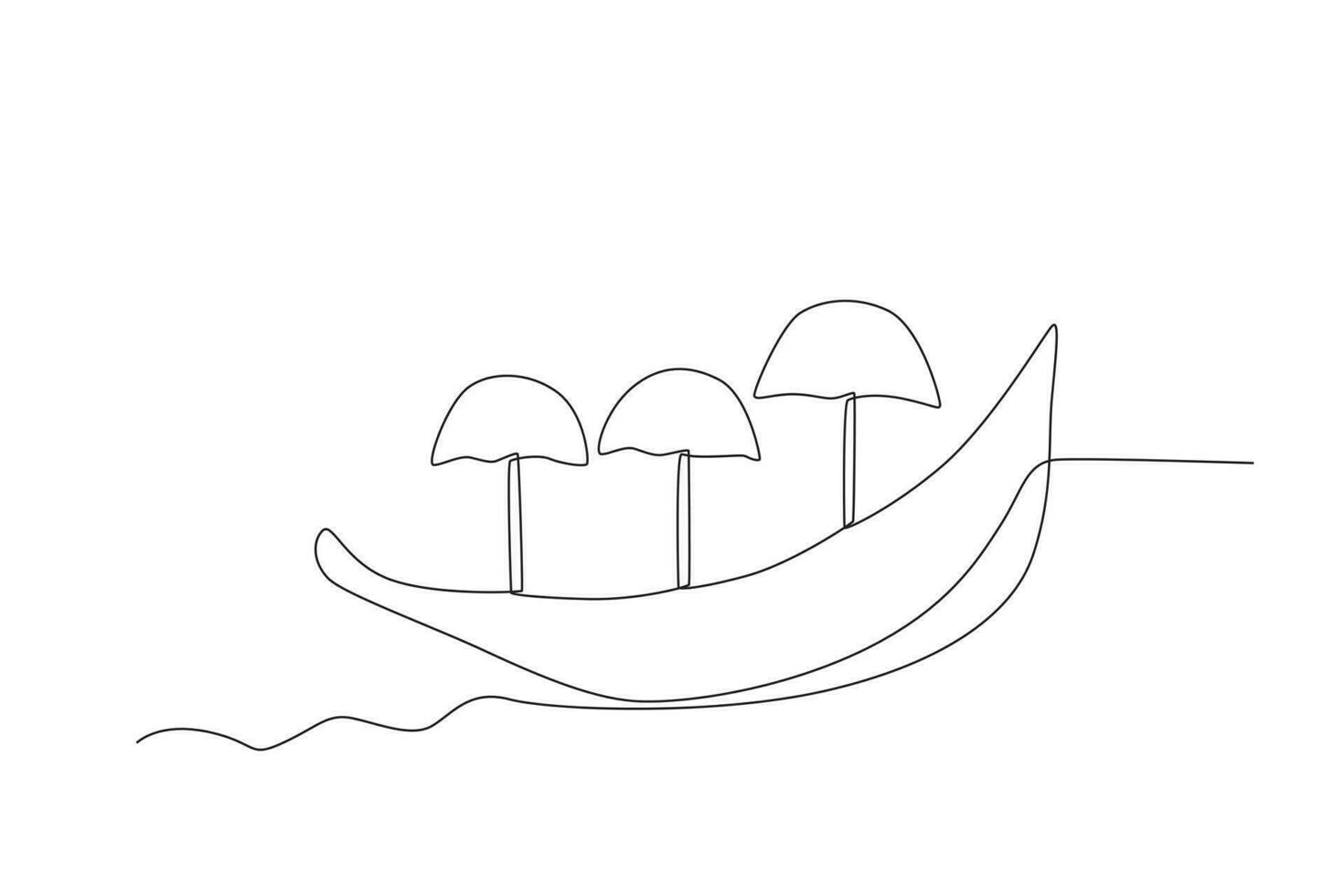 A beautifully designed boat vector