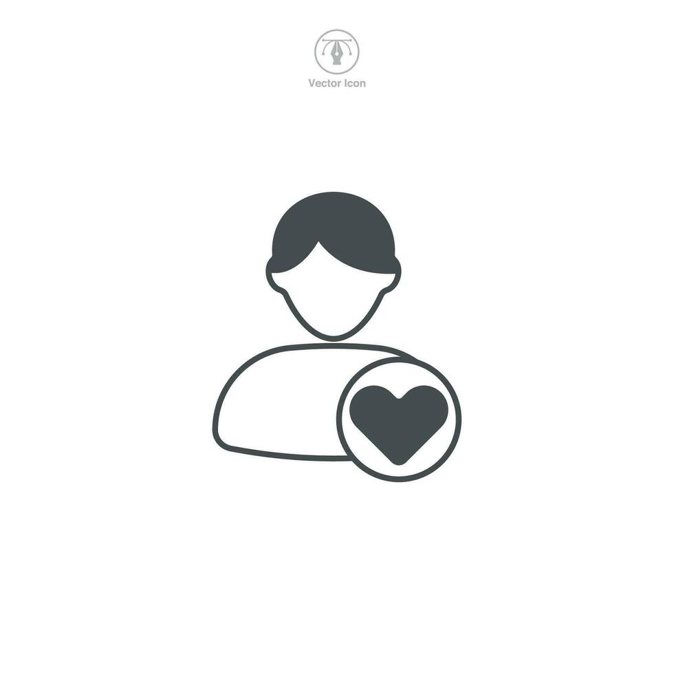 A Customer Profile icon vector illustration represents a stylized image of a client's information, often utilized in user interfaces and digital applications