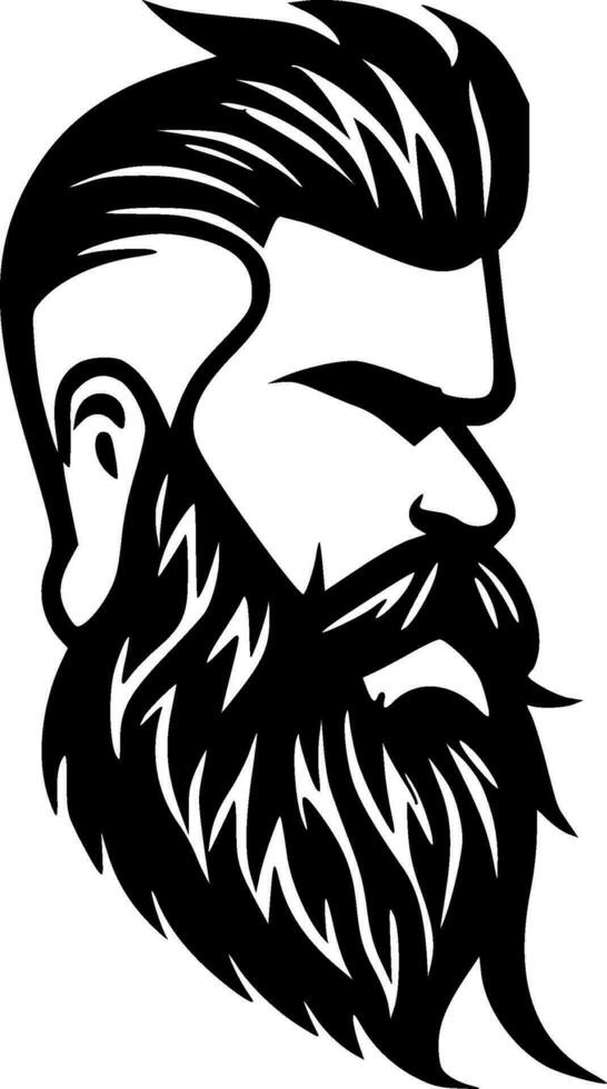 Beard - High Quality Vector Logo - Vector illustration ideal for T-shirt graphic