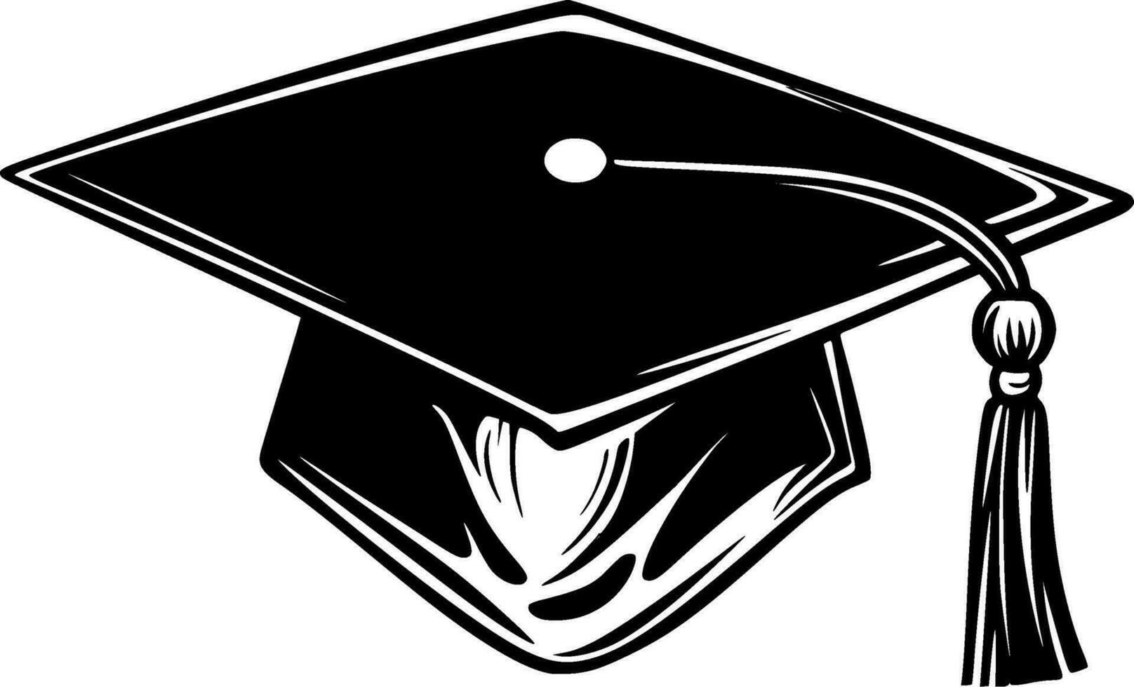 Graduation - Minimalist and Flat Logo - Vector illustration