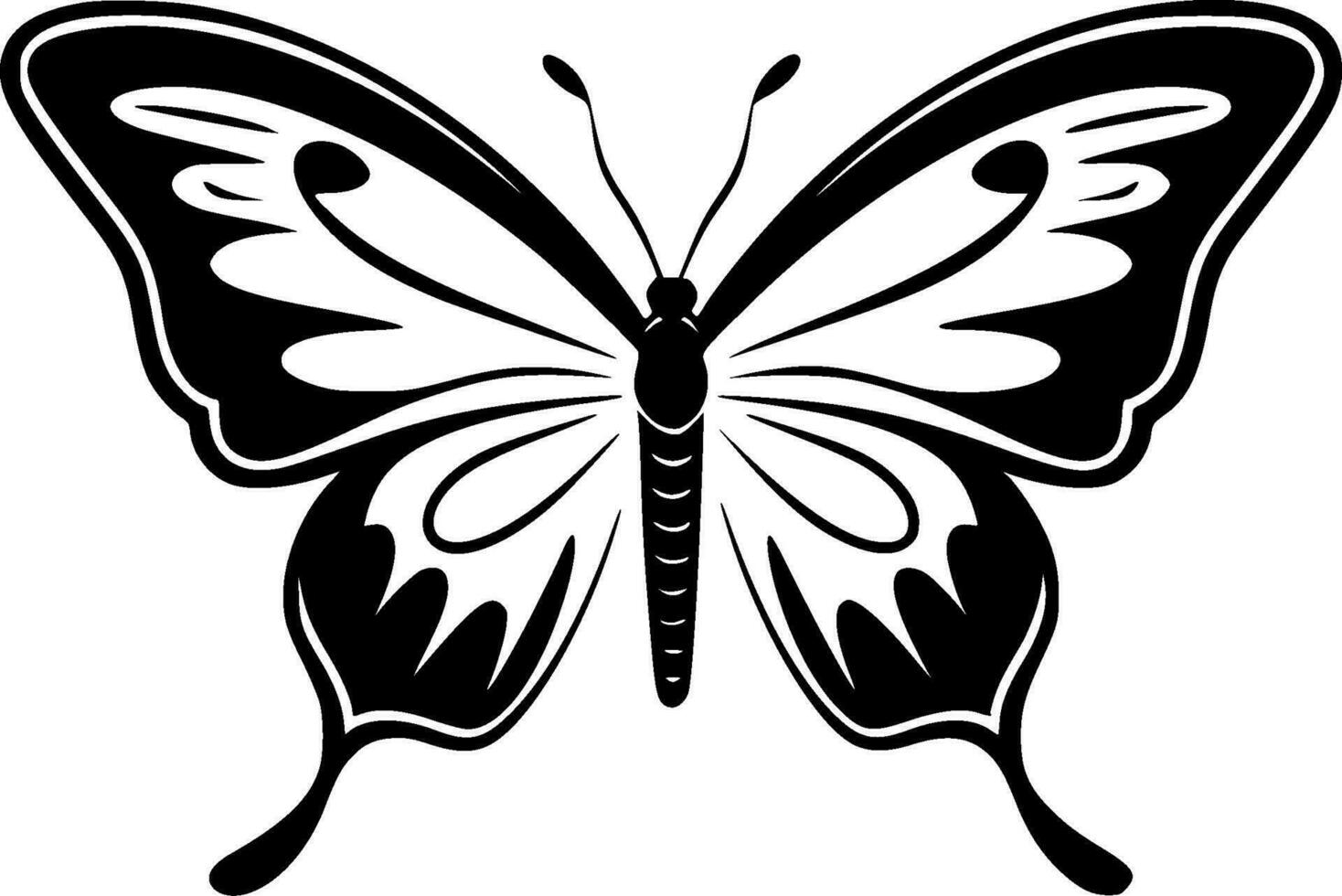 mariposa - alto calidad vector logo - vector ilustración ideal para camiseta gráfico