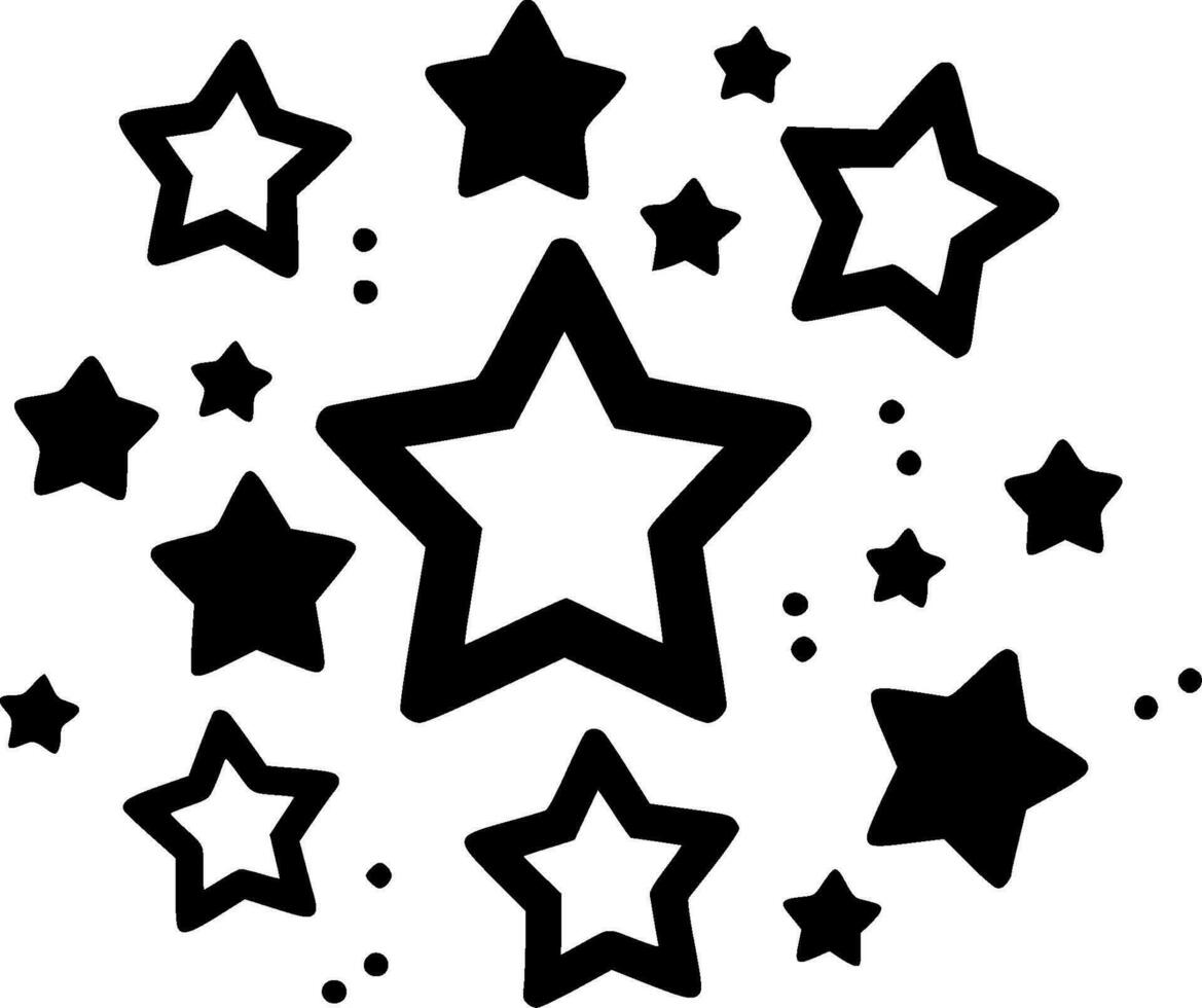Stars - High Quality Vector Logo - Vector illustration ideal for T-shirt graphic