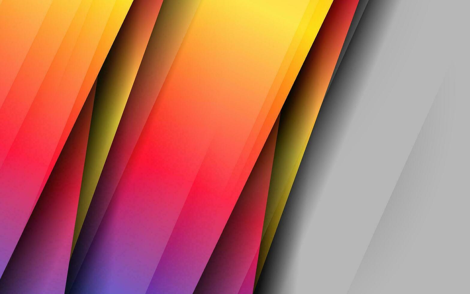 Abstract overlap layer papercut gradient background vector