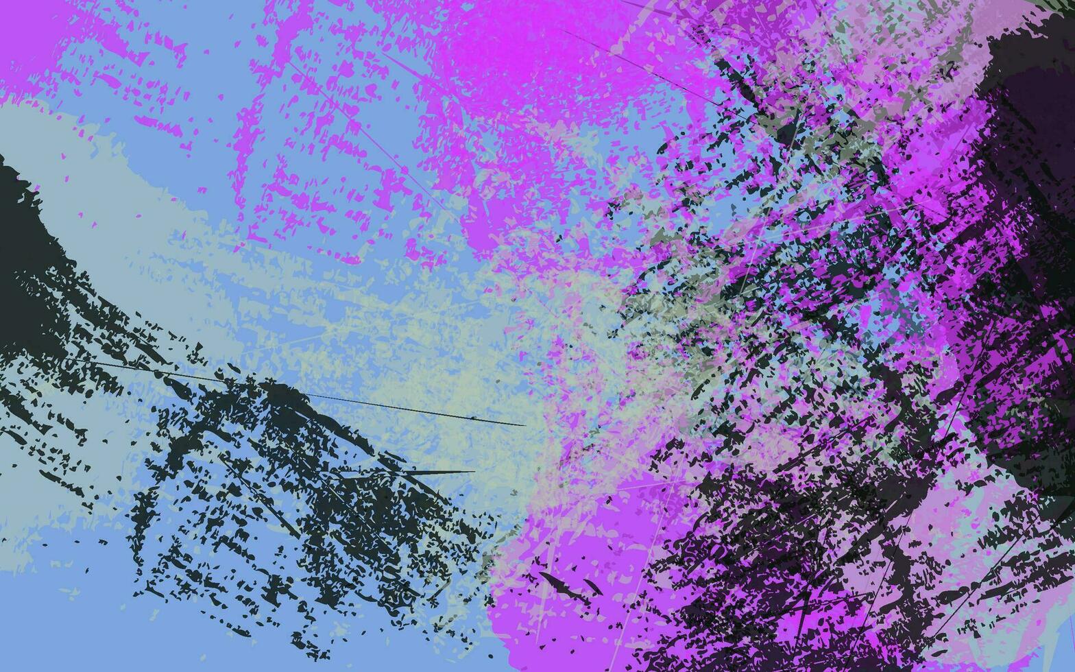 Abstract grunge texture paintbrush splash paint background vector