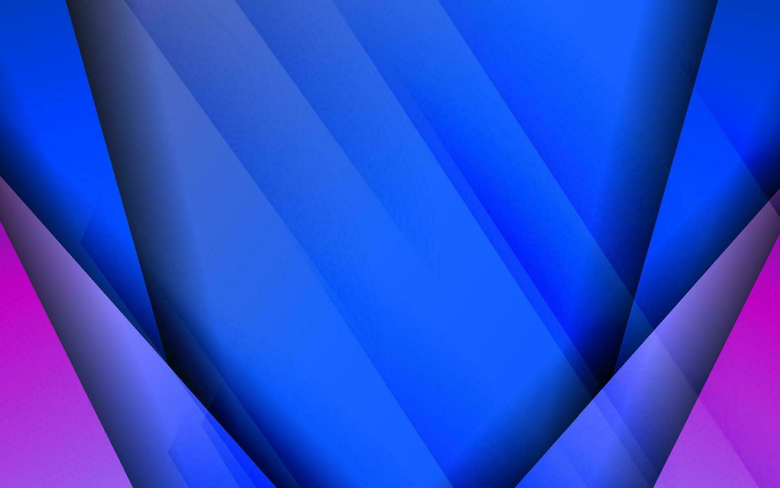 Abstract overlap layer papercut blue color background vector