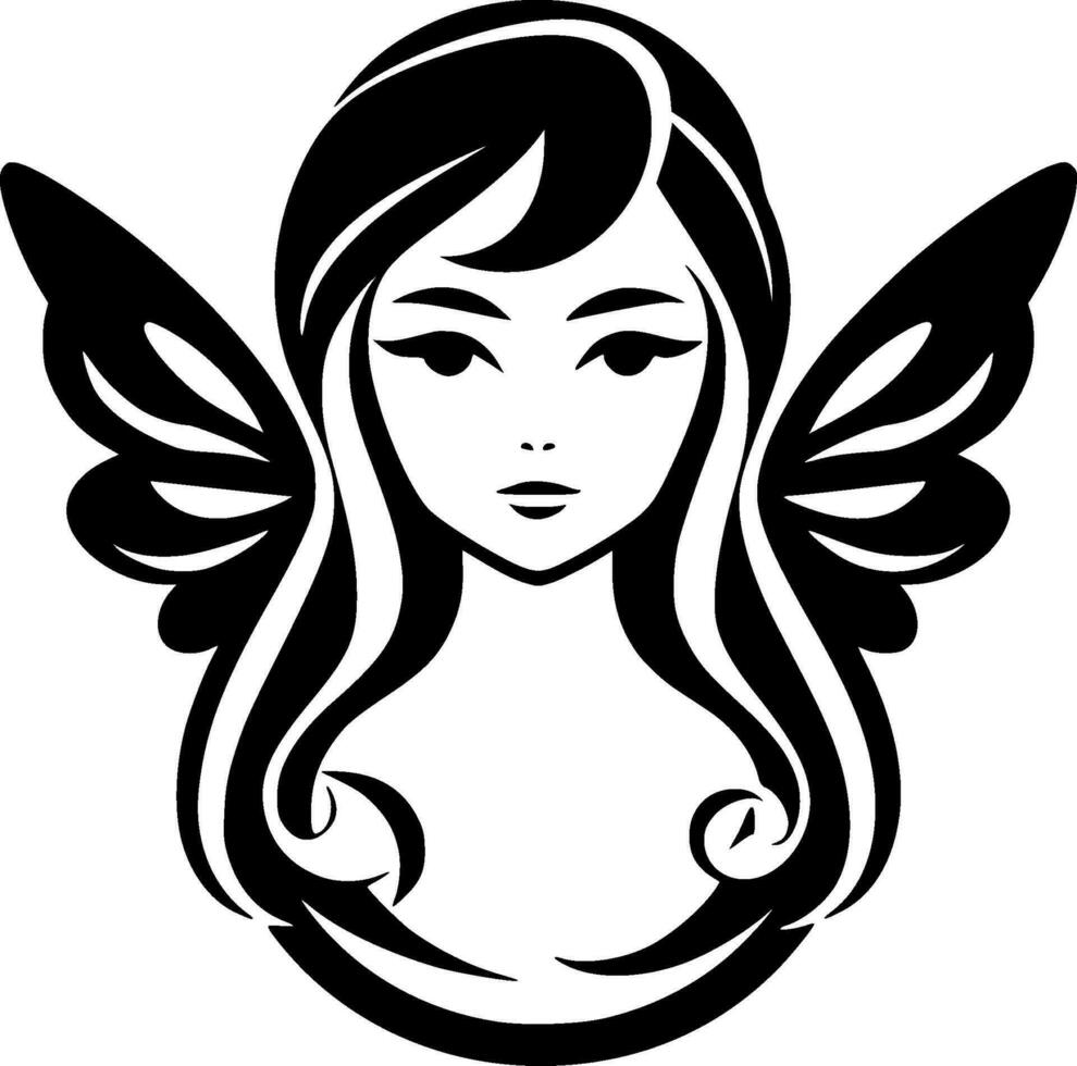 Fairy - High Quality Vector Logo - Vector illustration ideal for T-shirt graphic