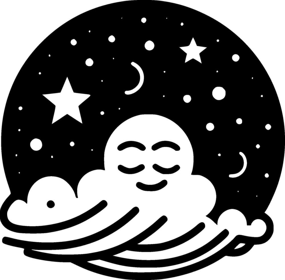 Celestial - Minimalist and Flat Logo - Vector illustration