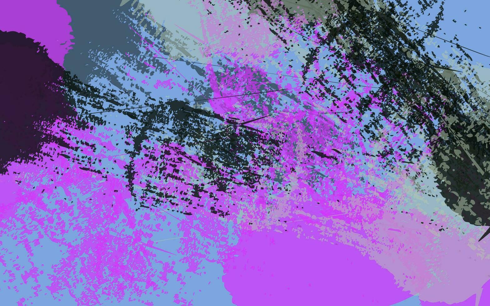 Abstract grunge texture paintbrush splash paint background vector