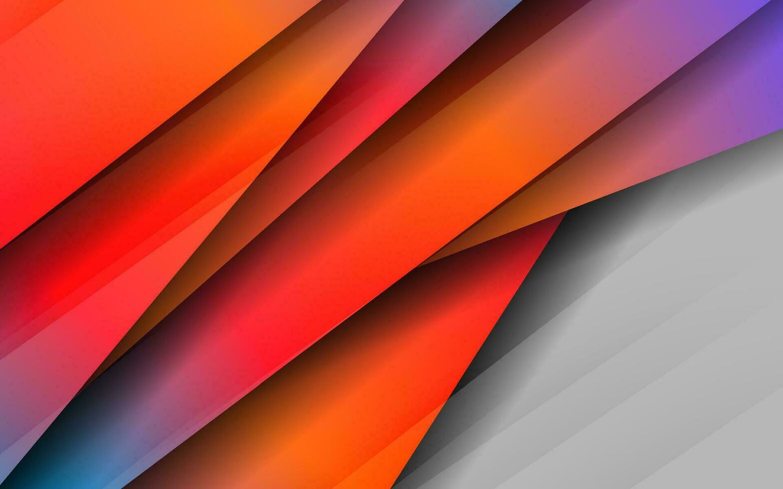 Abstract overlap layer papercut gradient background vector