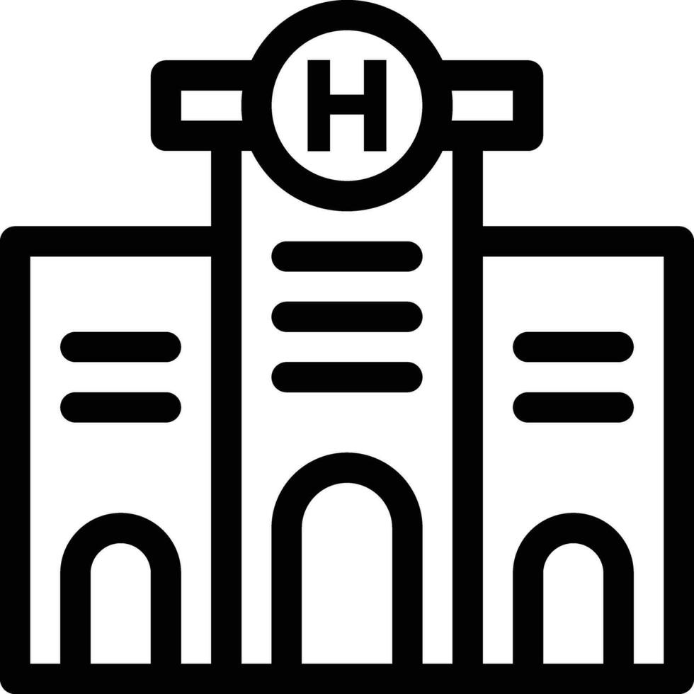 hospital icono para descargar vector