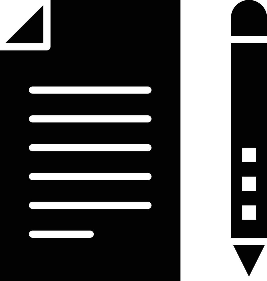 document FILLED ICON vector