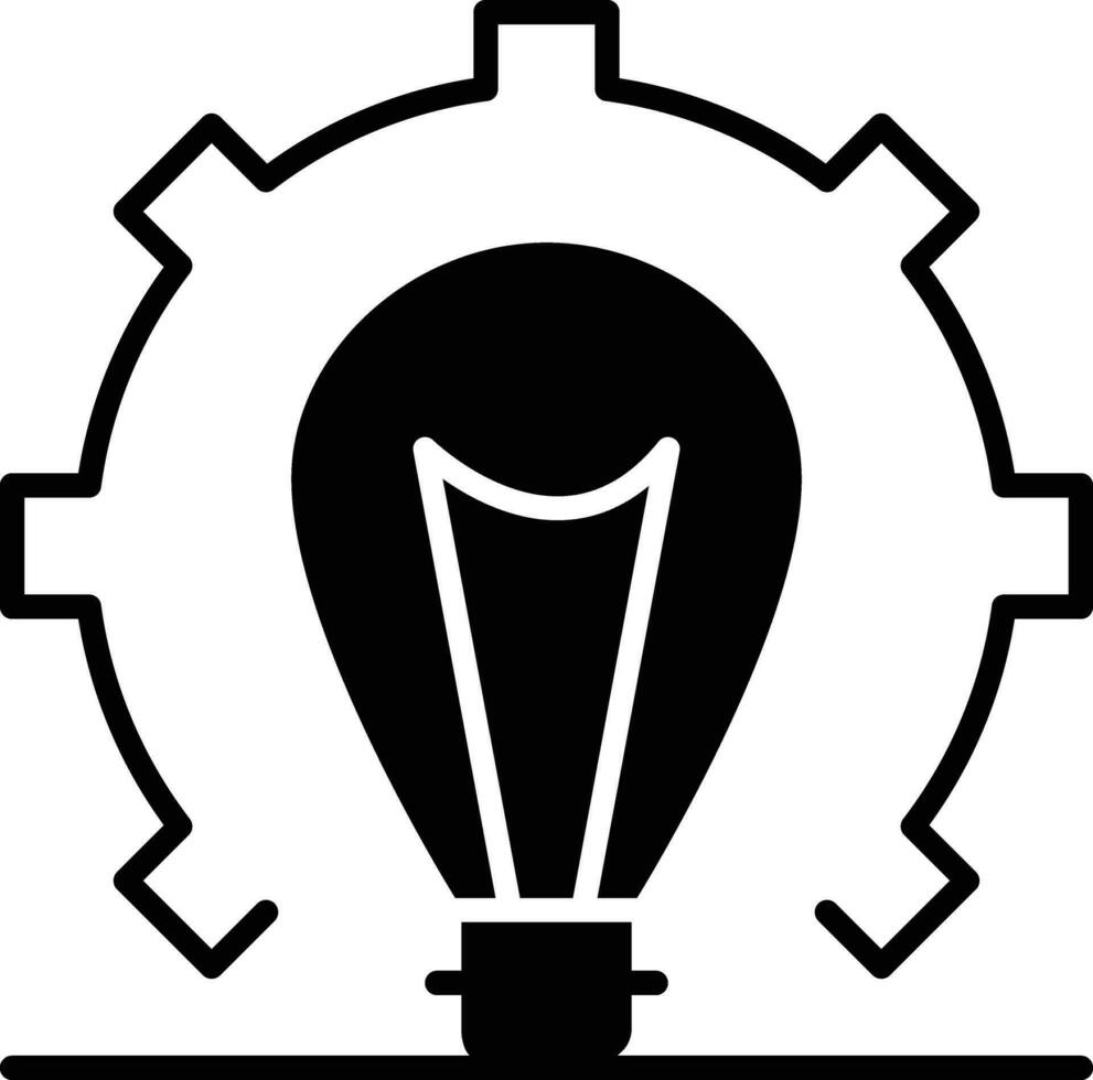 Idea FILLED ICON vector