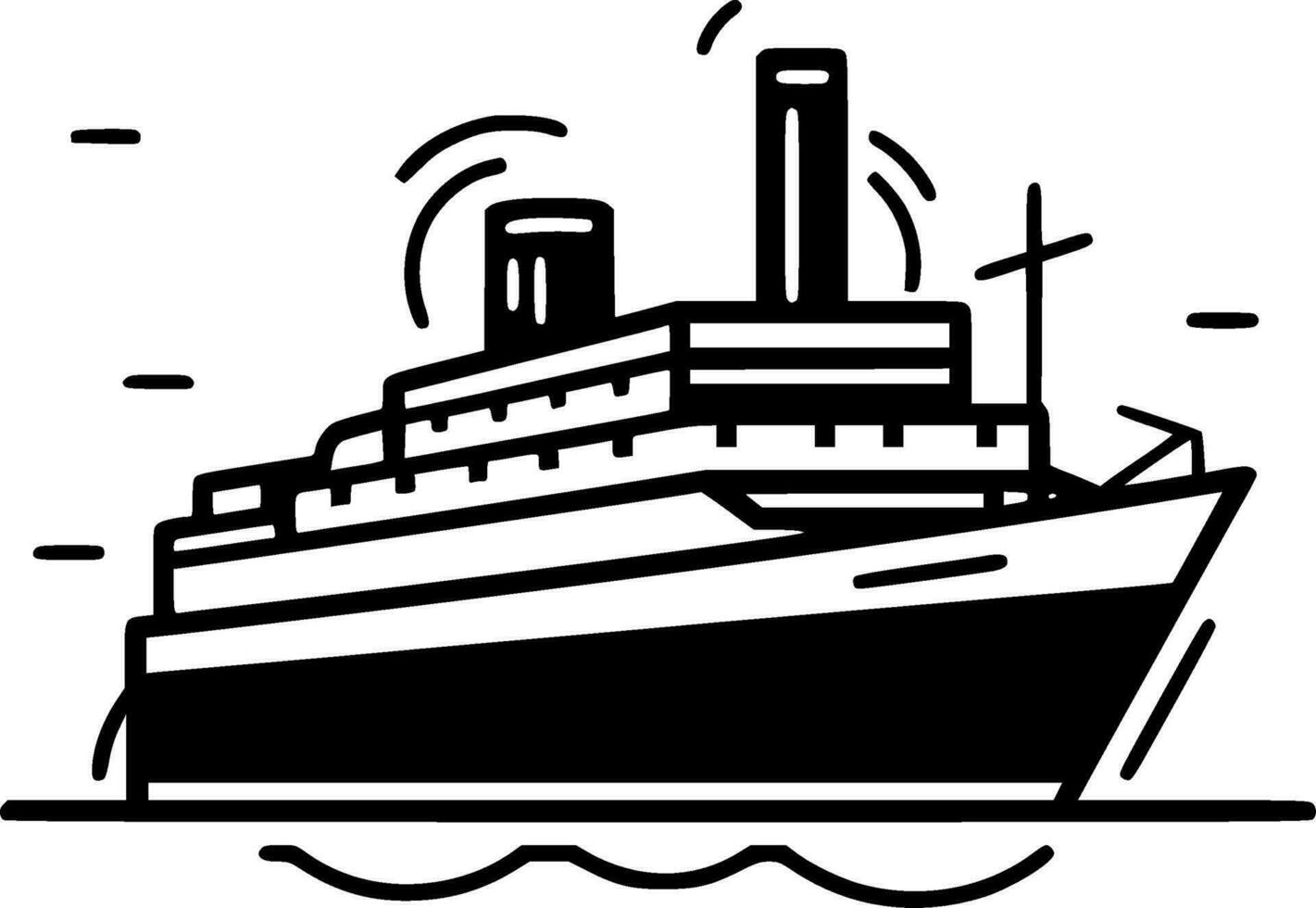 crucero - alto calidad vector logo - vector ilustración ideal para camiseta gráfico