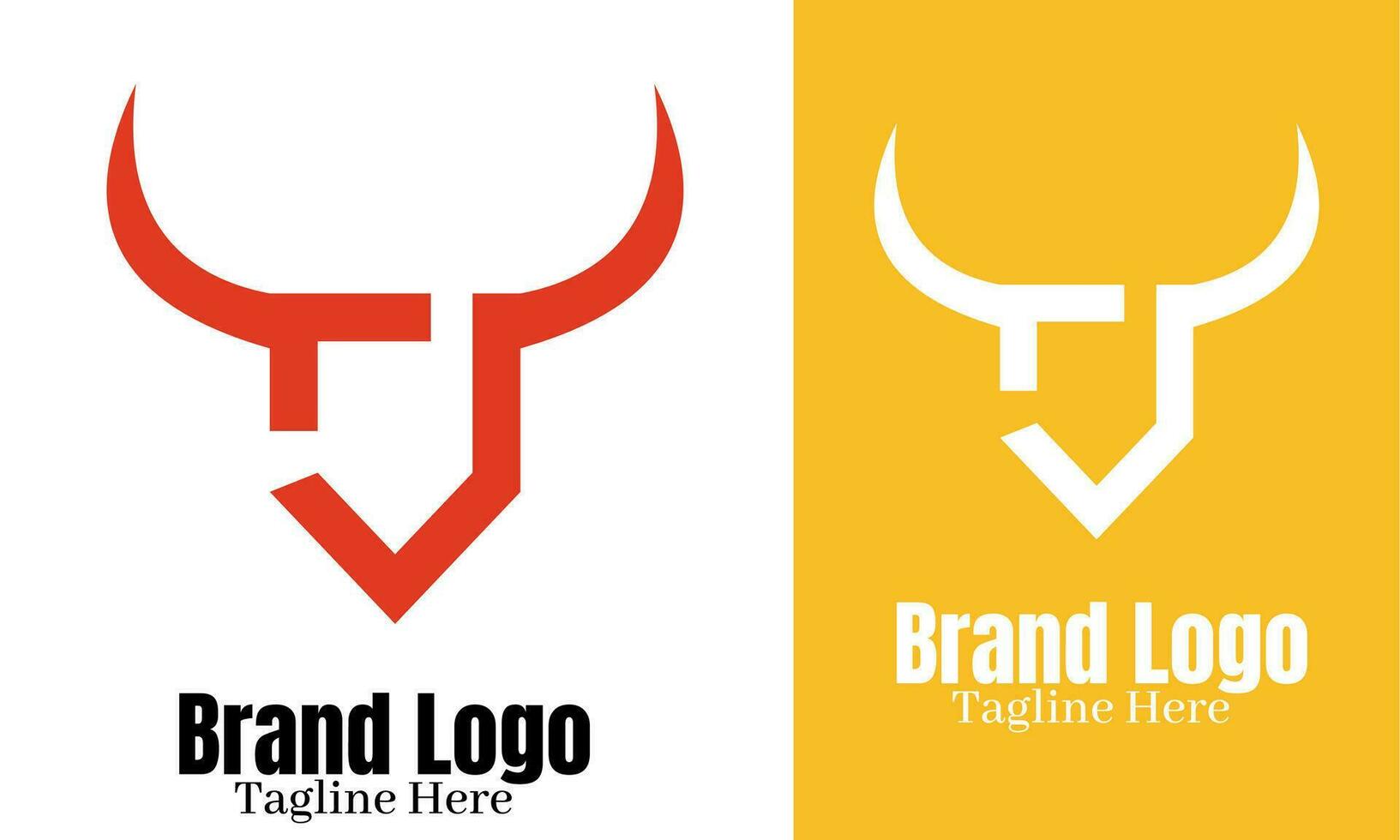 Buffalo logo vector, brand identity emblem vector