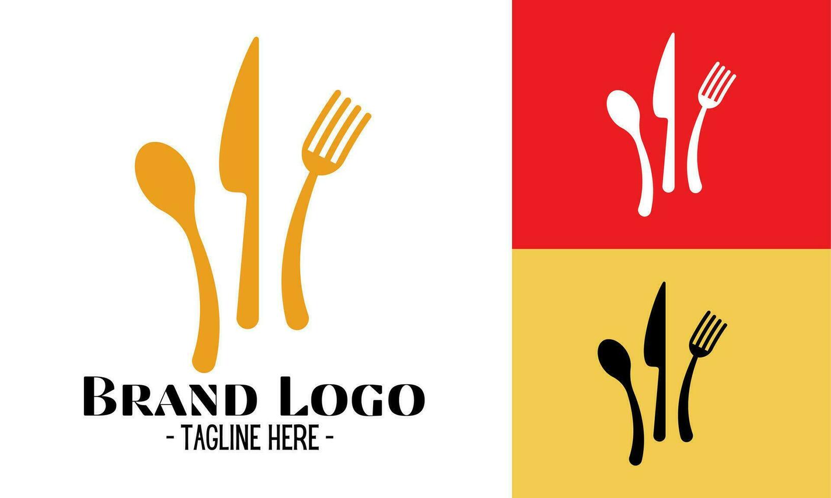 Restaurant logo design vector, modern logos concept vector