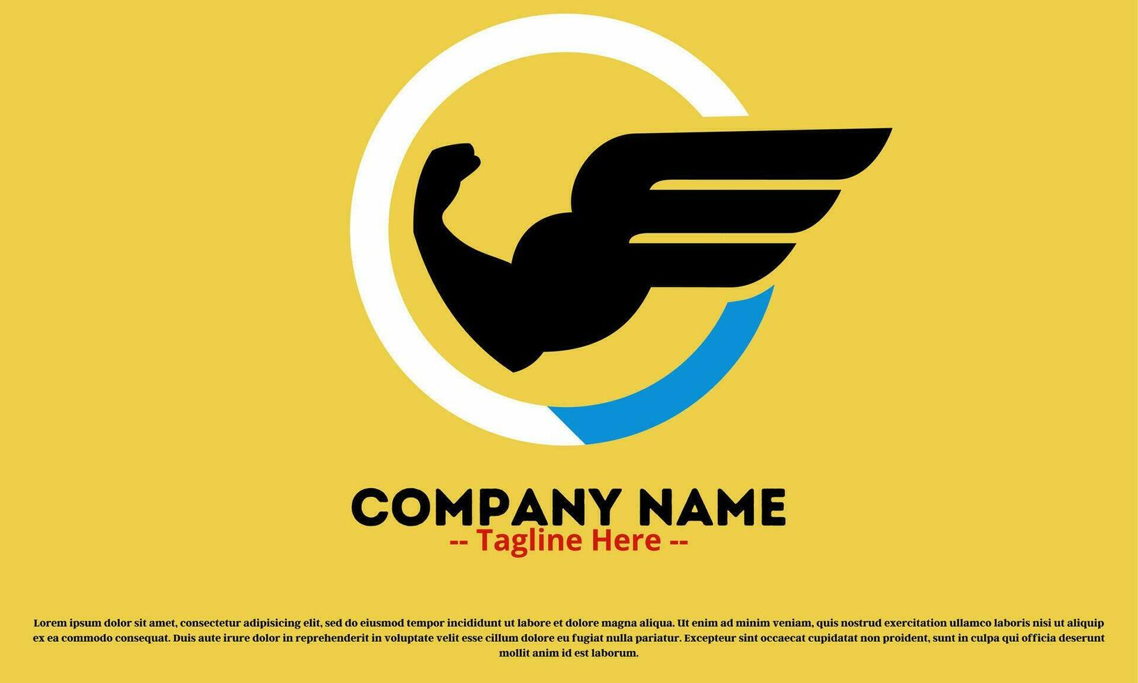 Wings logo design vector illustration