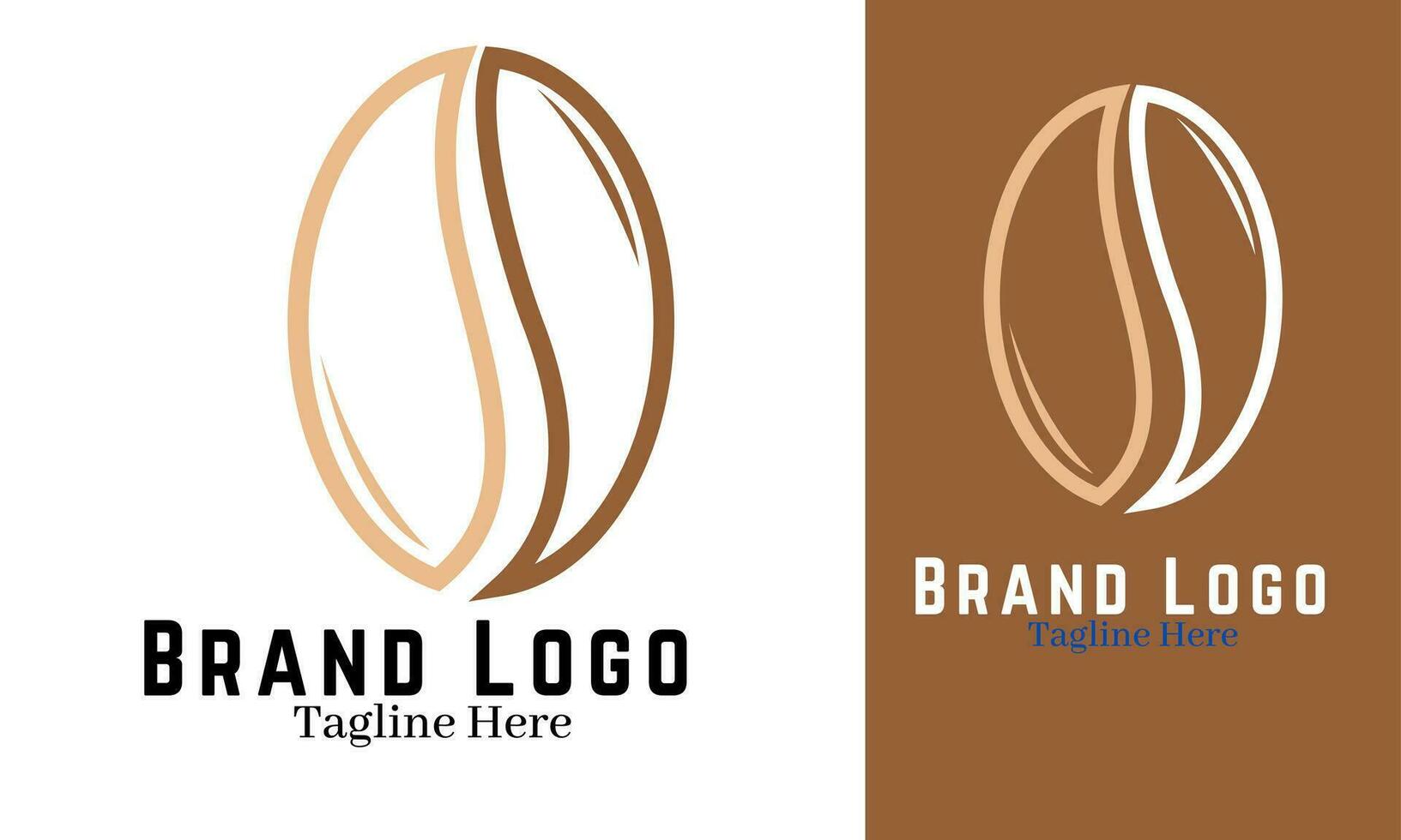 Coffee logo design vector illustration, brand identity emblem