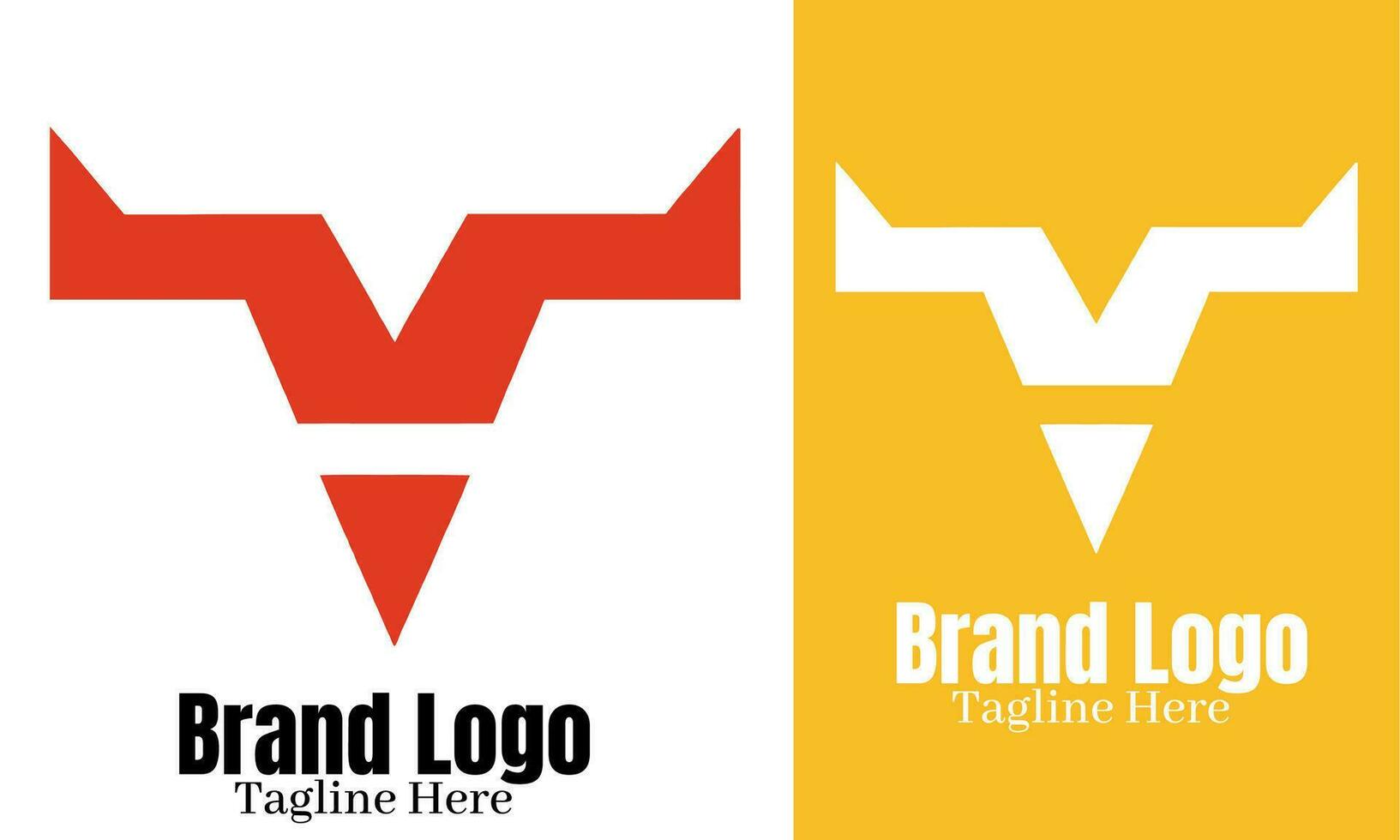 Buffalo logo vector, brand identity emblem vector