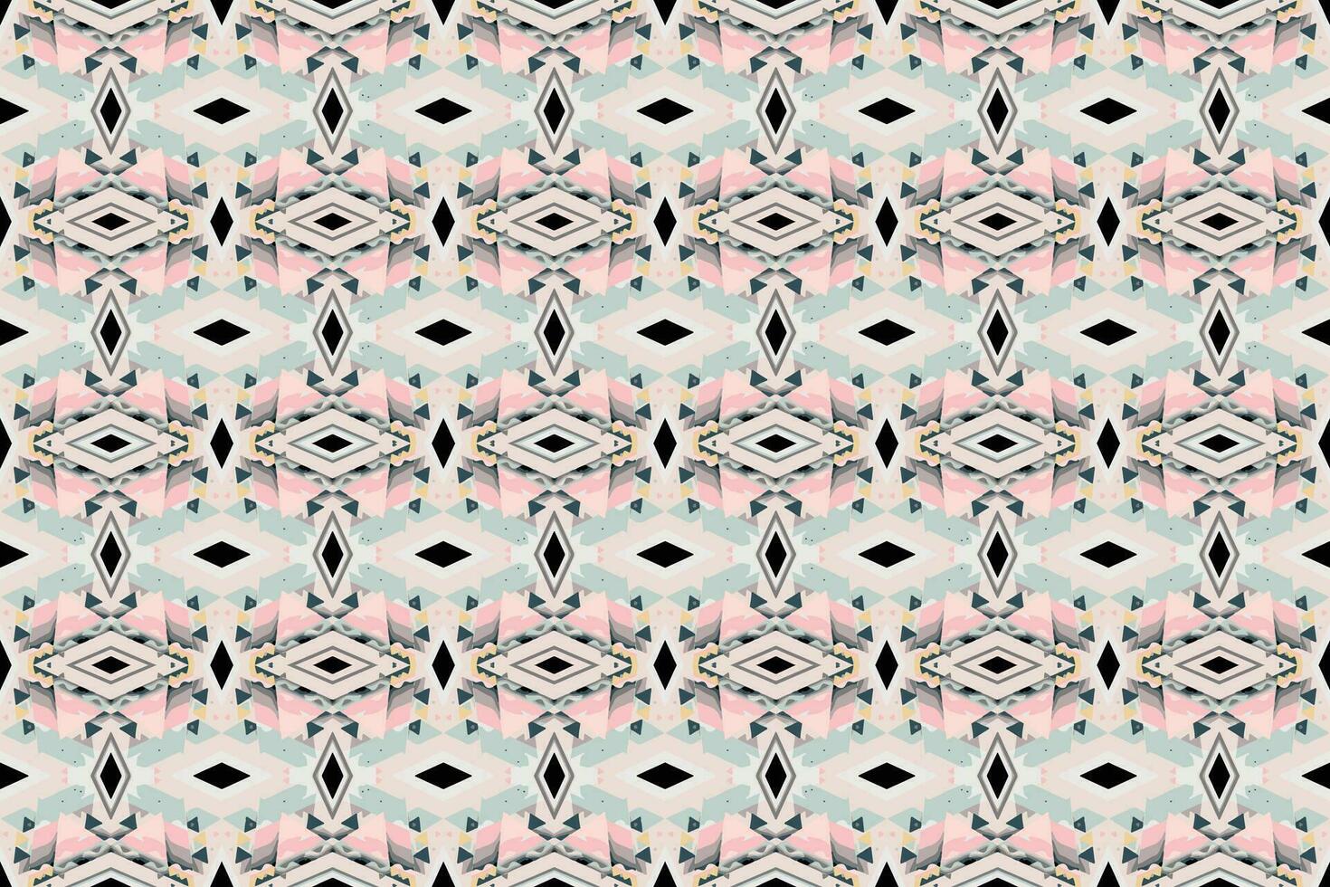 Seamless batik pattern,geometric tribal pattern,it resembles ethnic boho,aztec style,ikat style.luxury decorative fabric pattern for famous banners.designed for use fabric,curtain,carpet,Batik vector