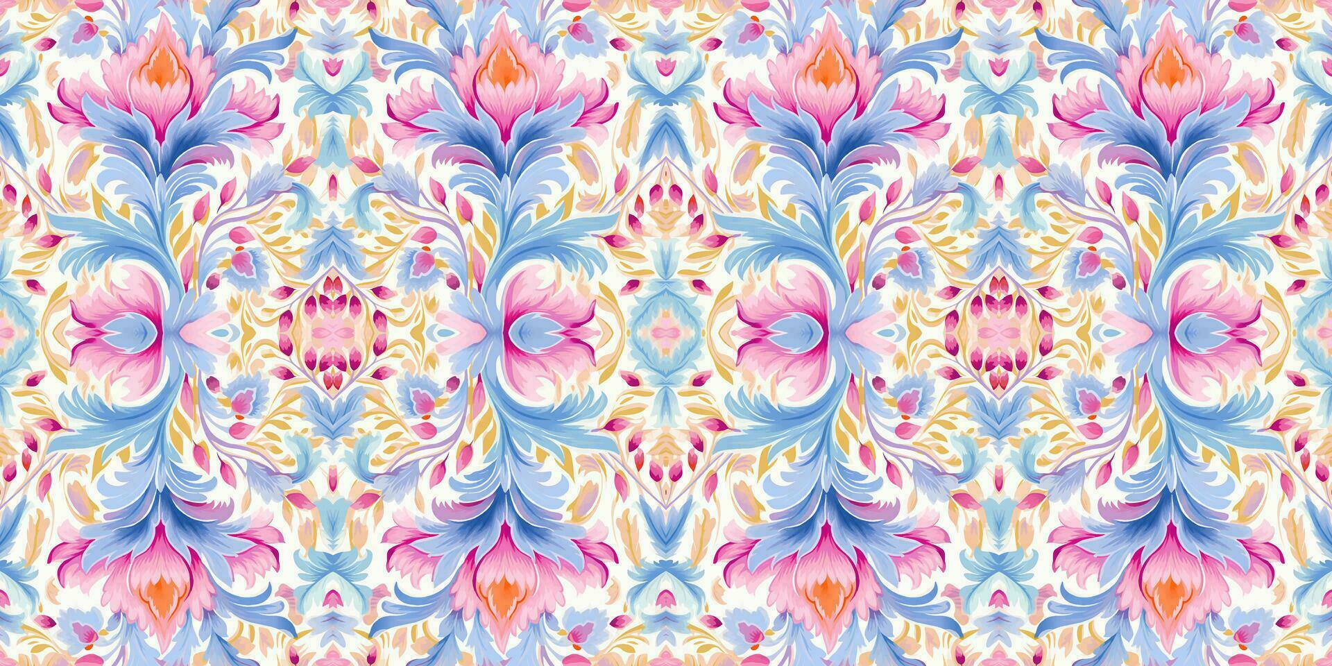 Seamless batik pattern, Seamless floral batik pattern, and Seamless motif pattern resemble ethnic boho, Aztec, and ikat styles. designed for use in satin, wallpaper, fabric, curtain, carpet, Batik vector