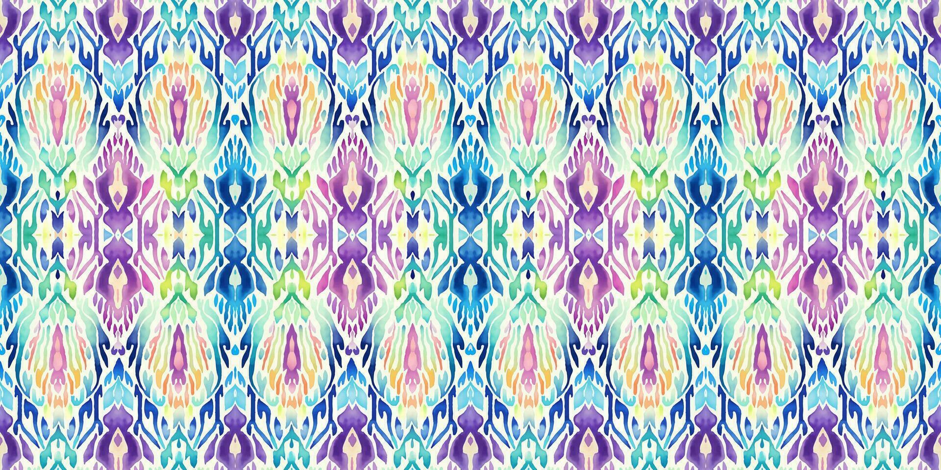 Seamless batik pattern, Seamless floral batik pattern, and Seamless motif pattern resemble ethnic boho, Aztec, and ikat styles. designed for use in satin, wallpaper, fabric, curtain, carpet, Batik vector