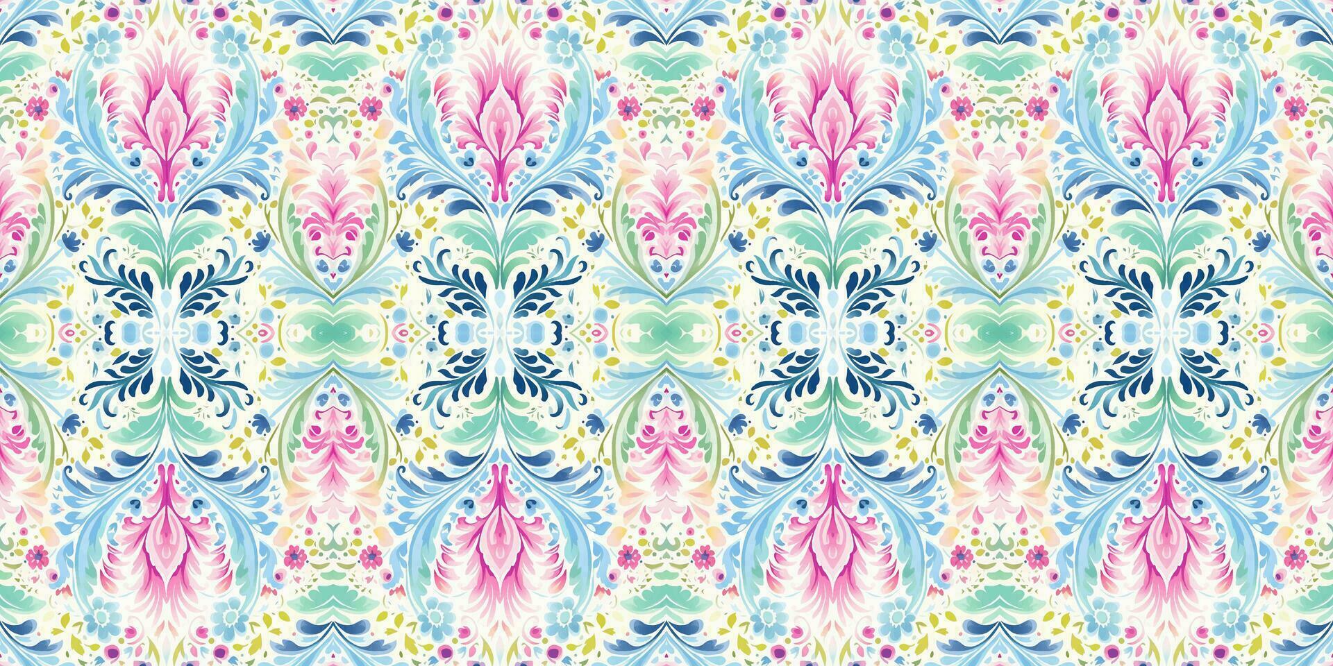 Seamless batik pattern, Seamless floral batik pattern, and Seamless motif pattern resemble ethnic boho, Aztec, and ikat styles. designed for use in satin, wallpaper, fabric, curtain, carpet, Batik vector