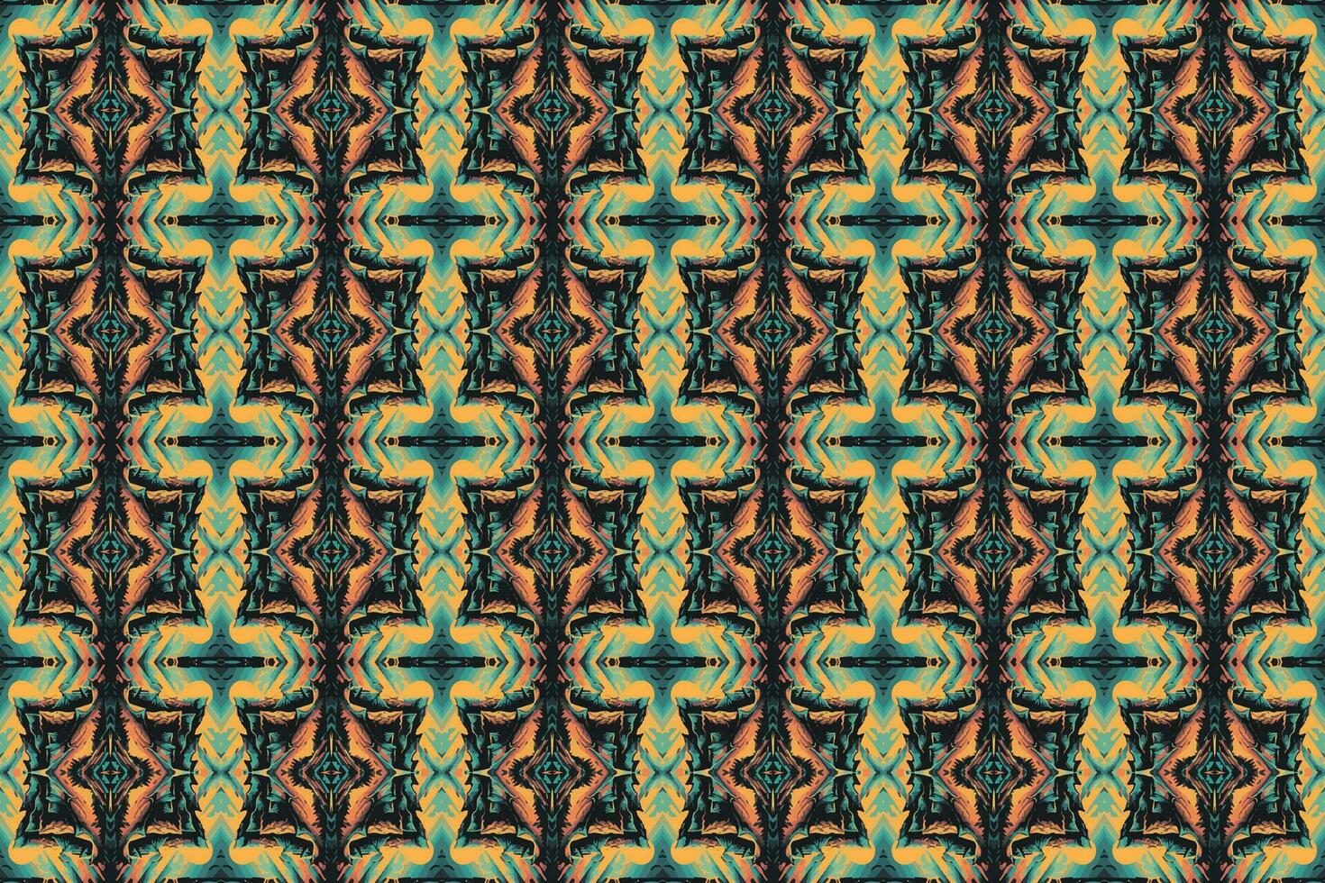 Seamless batik pattern,geometric tribal pattern,it resembles ethnic boho,aztec style,ikat style.luxury decorative fabric pattern for famous banners.designed for use fabric,curtain,carpet,Batik vector