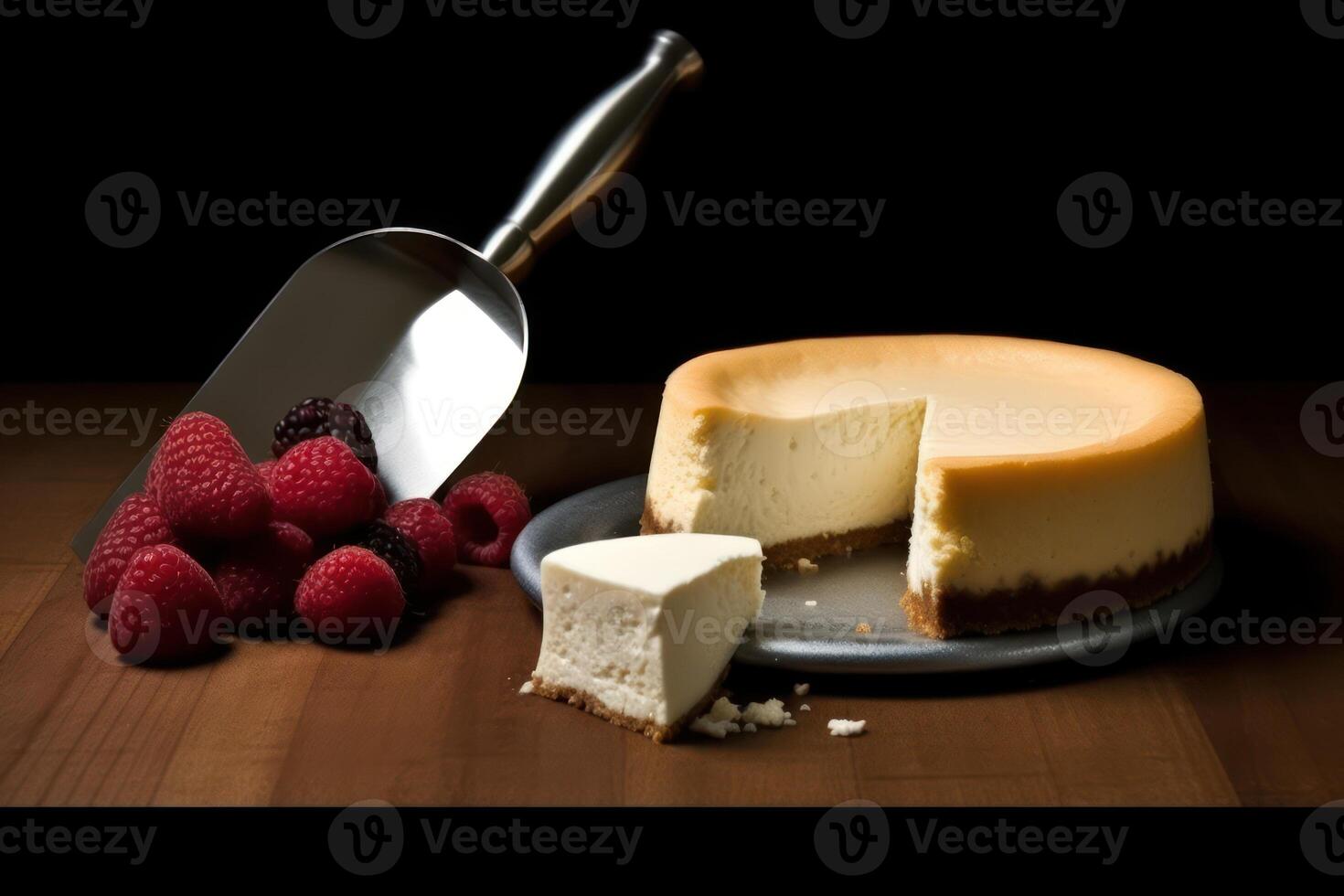 stock photo of make cheesecake and stuff tools equipment food photography Generative AI 25342491