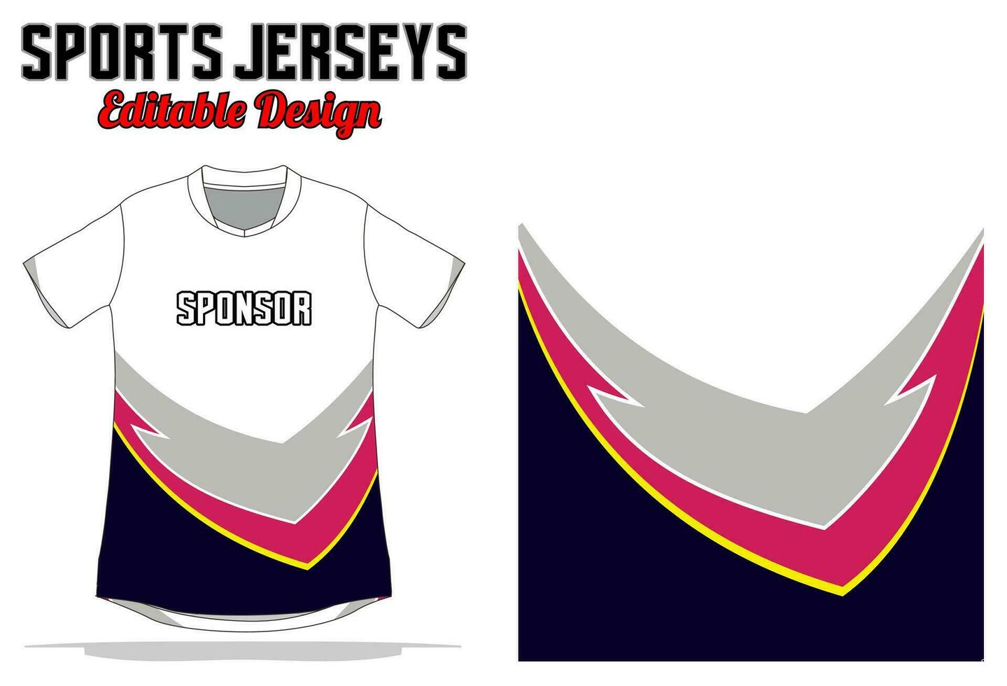 Abstract background jersey design for sport uniform vector