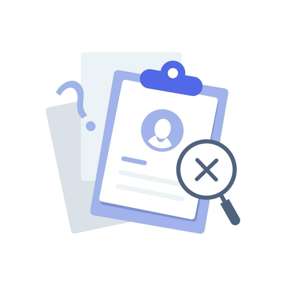 user not found,modern graphic element for landing page,account not register concept vector