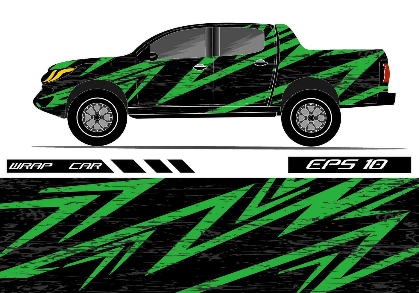 Race car wrap design vector for vehicle vinyl sticker and automotive decal livery