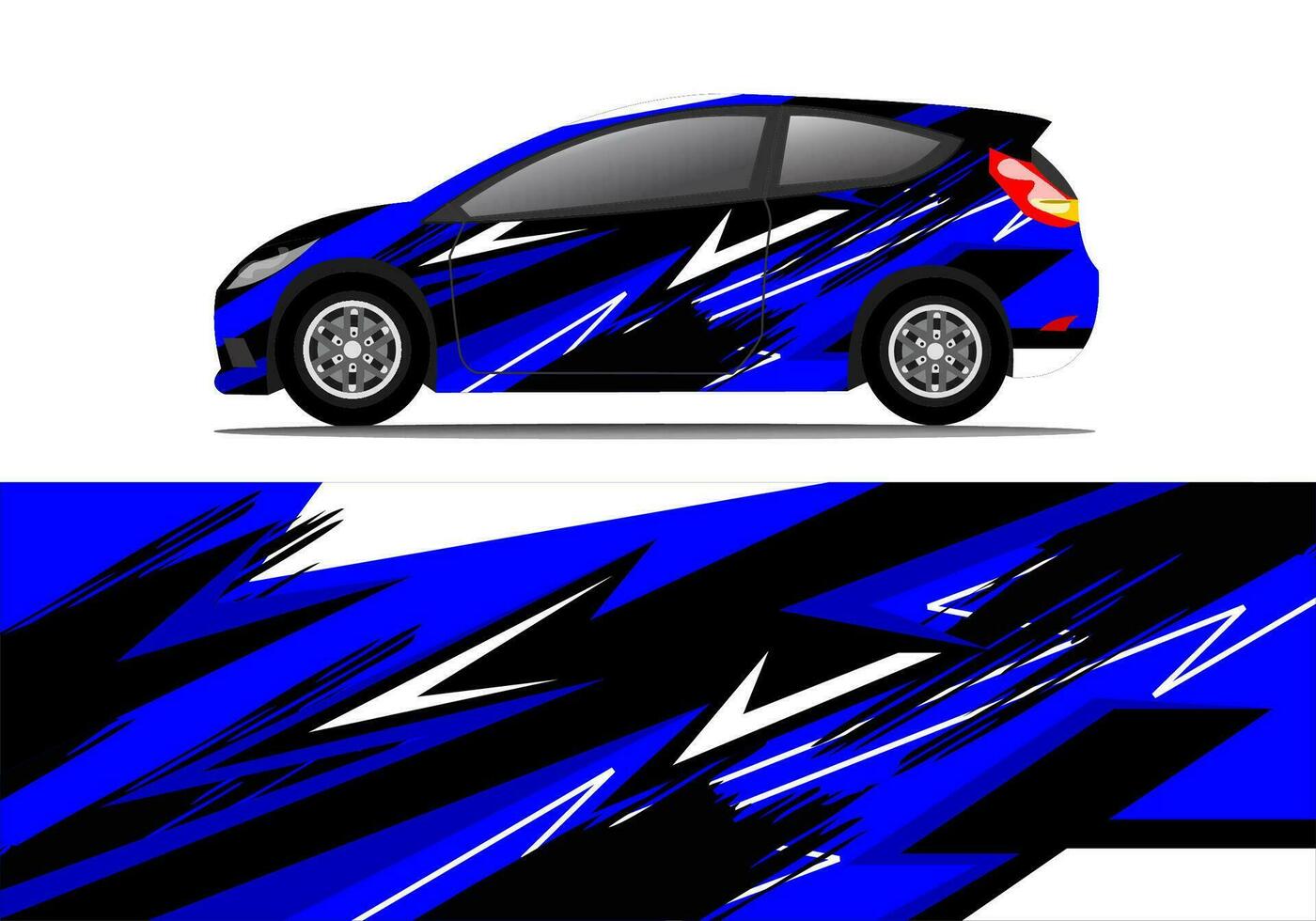 coche envolver etiqueta diseño concepto. resumen grunge antecedentes para envolver vehículos, carrera carros, carga furgonetas, recoger camiones y librea. vector