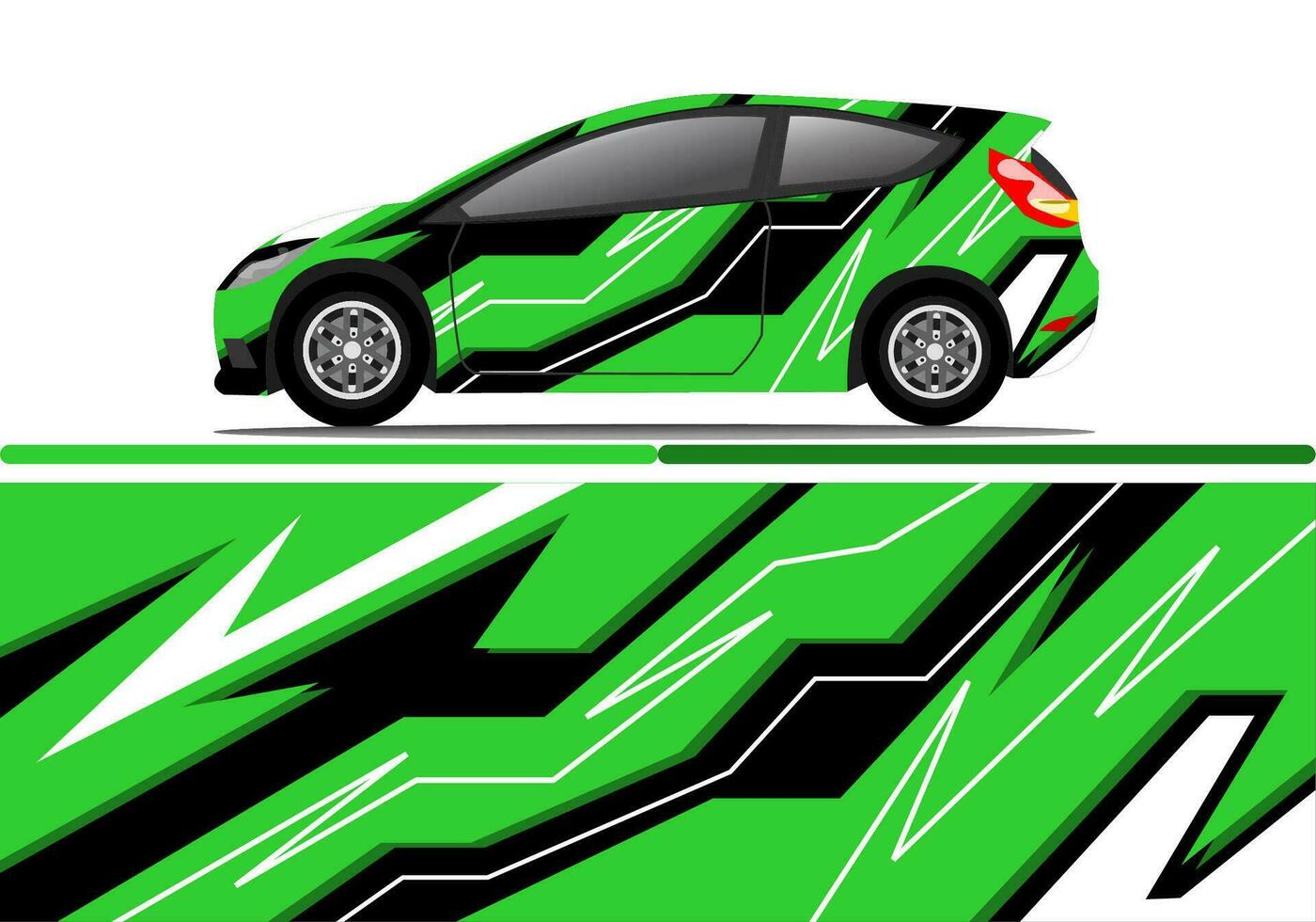 Car wrap decal design concept. Abstract grunge background for wrap vehicles, race cars, cargo vans, pickup trucks and livery. vector