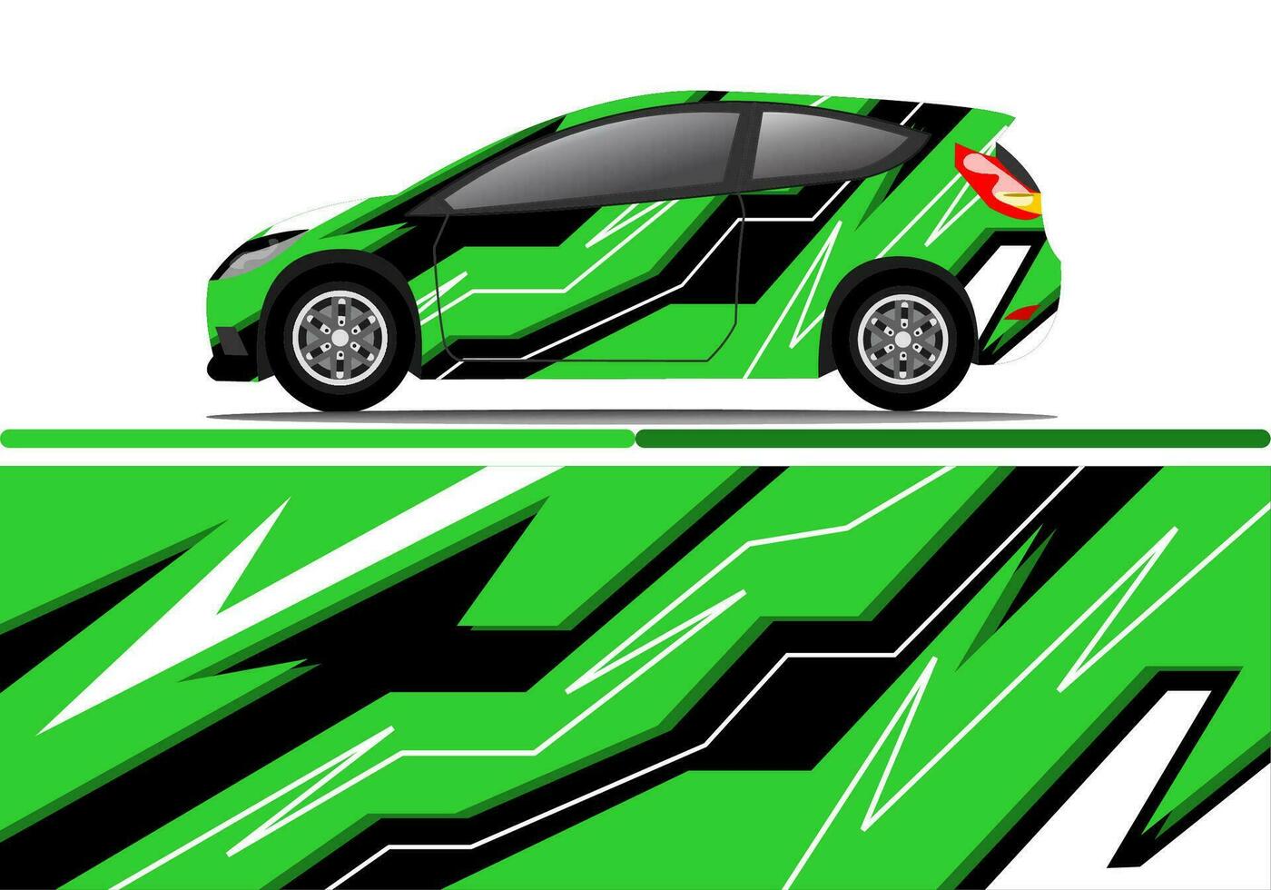 coche envolver etiqueta diseño concepto. resumen grunge antecedentes para envolver vehículos, carrera carros, carga furgonetas, recoger camiones y librea. vector