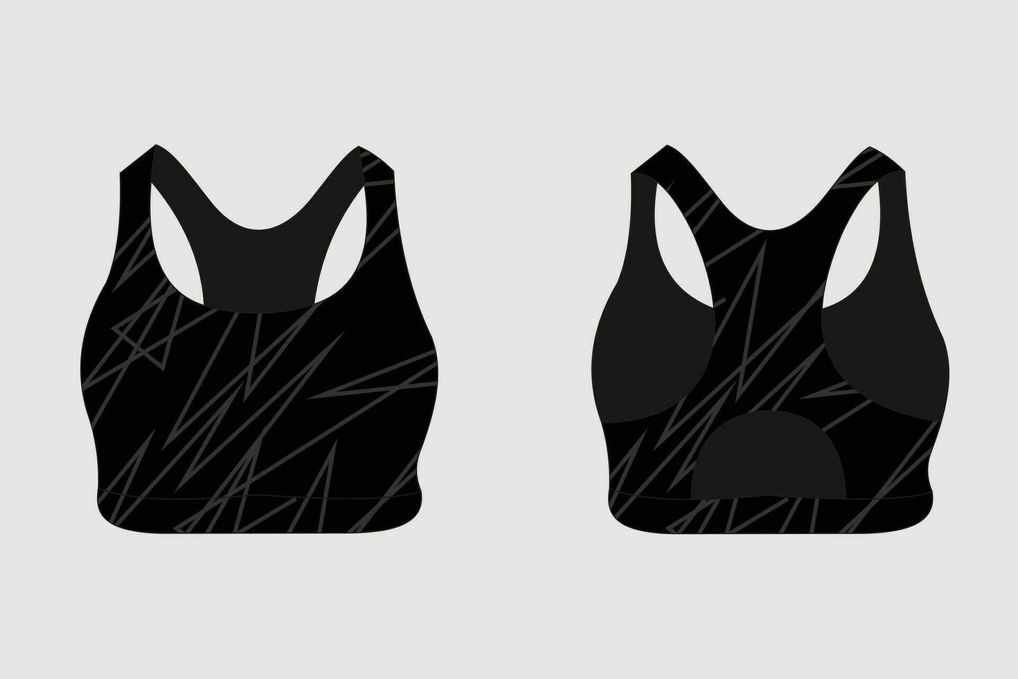 Fitness clothing for women vector