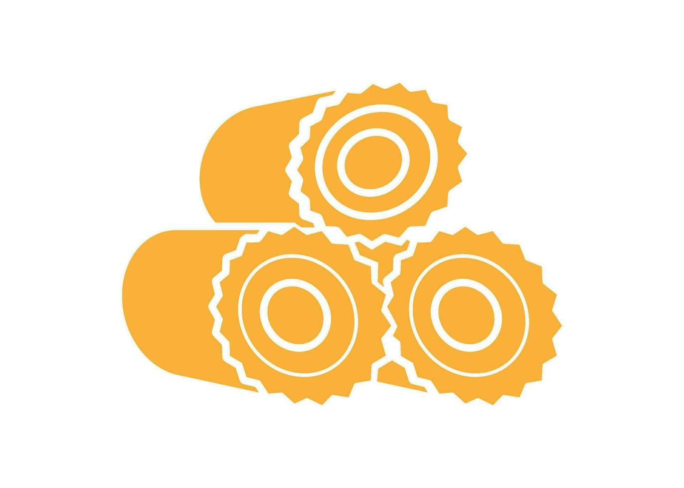 Hay stack icon clipart design template isolated vector