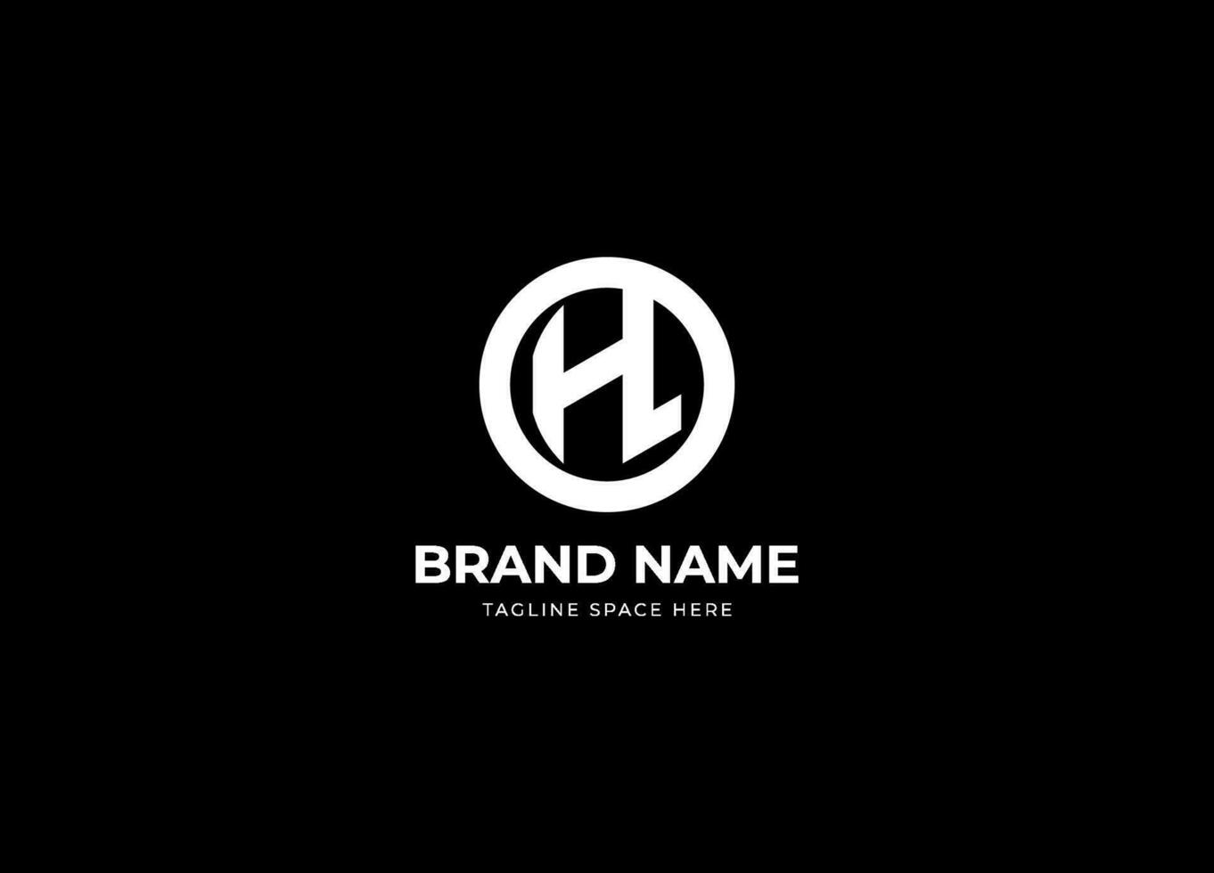 Alphabet letter icon logo HL. Letter HL logo design vector template