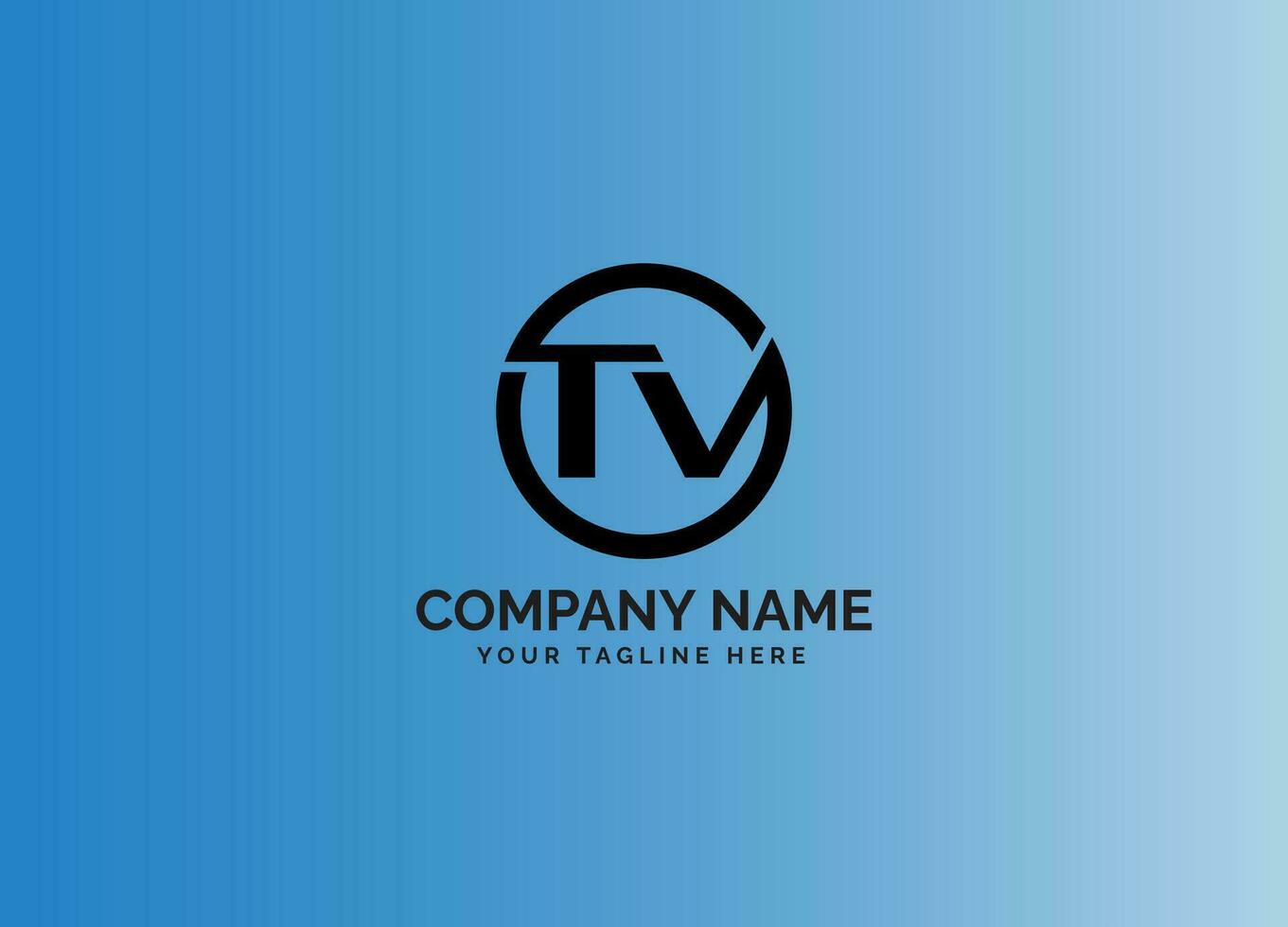Simple TV letter logo icon design. TV letter logo design. Initial Monogram Letter TV Logo Design Vector Template. TV initial letter monogram business circle logo design vector template