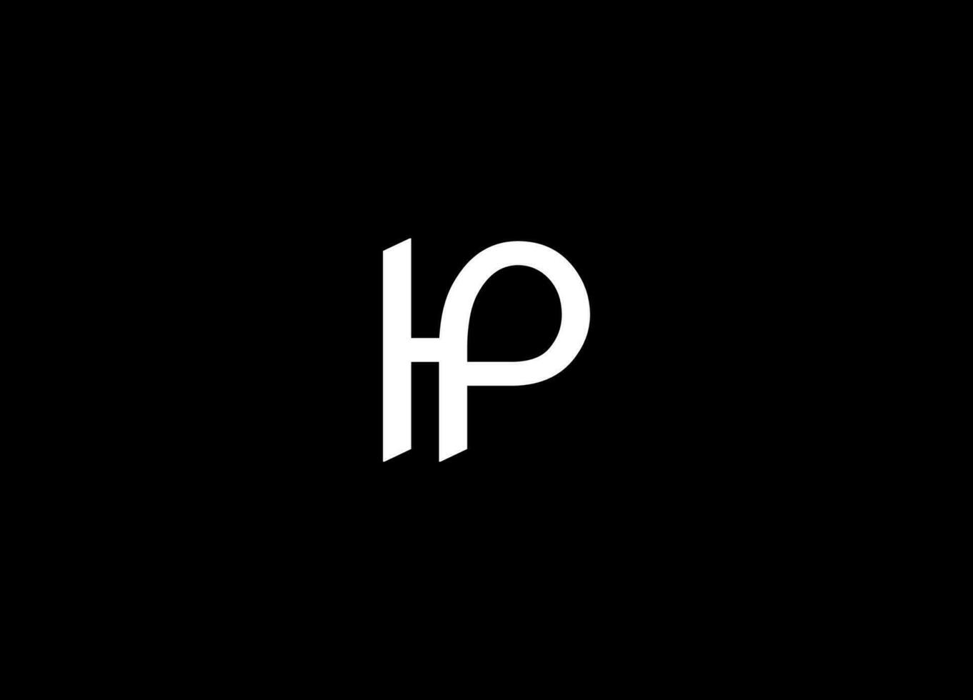 Professional Innovative Initial PH logo and HP logo. Alphabet letter monogram icon logo HP. HP Letter Initial Logo Design Template Vector Illustration