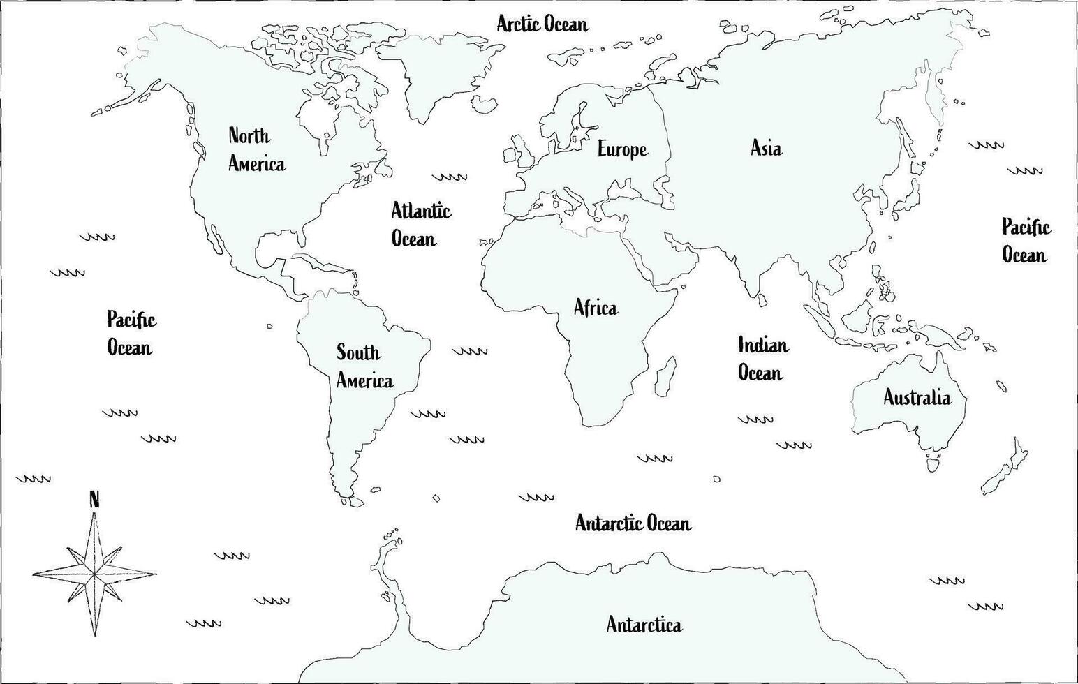 Continents And Oceans World Map Hand Drawn 25343468 Vector Art At Vecteezy continents-and-oceans-world-map-hand-drawn-25343468-vector-art-at-vecteezy
