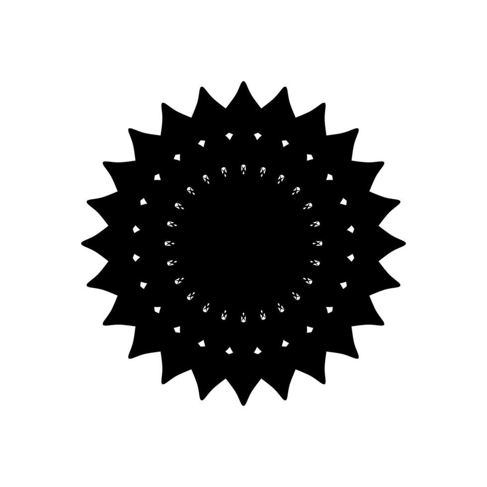 Geometrical Motive Pattern, Artistic Circle-Shaped, Modern Contemporary Mandala, Minimaslim and Monochormefor Decoration, Background, Decoration or Graphic Design Element. Vector Illustration