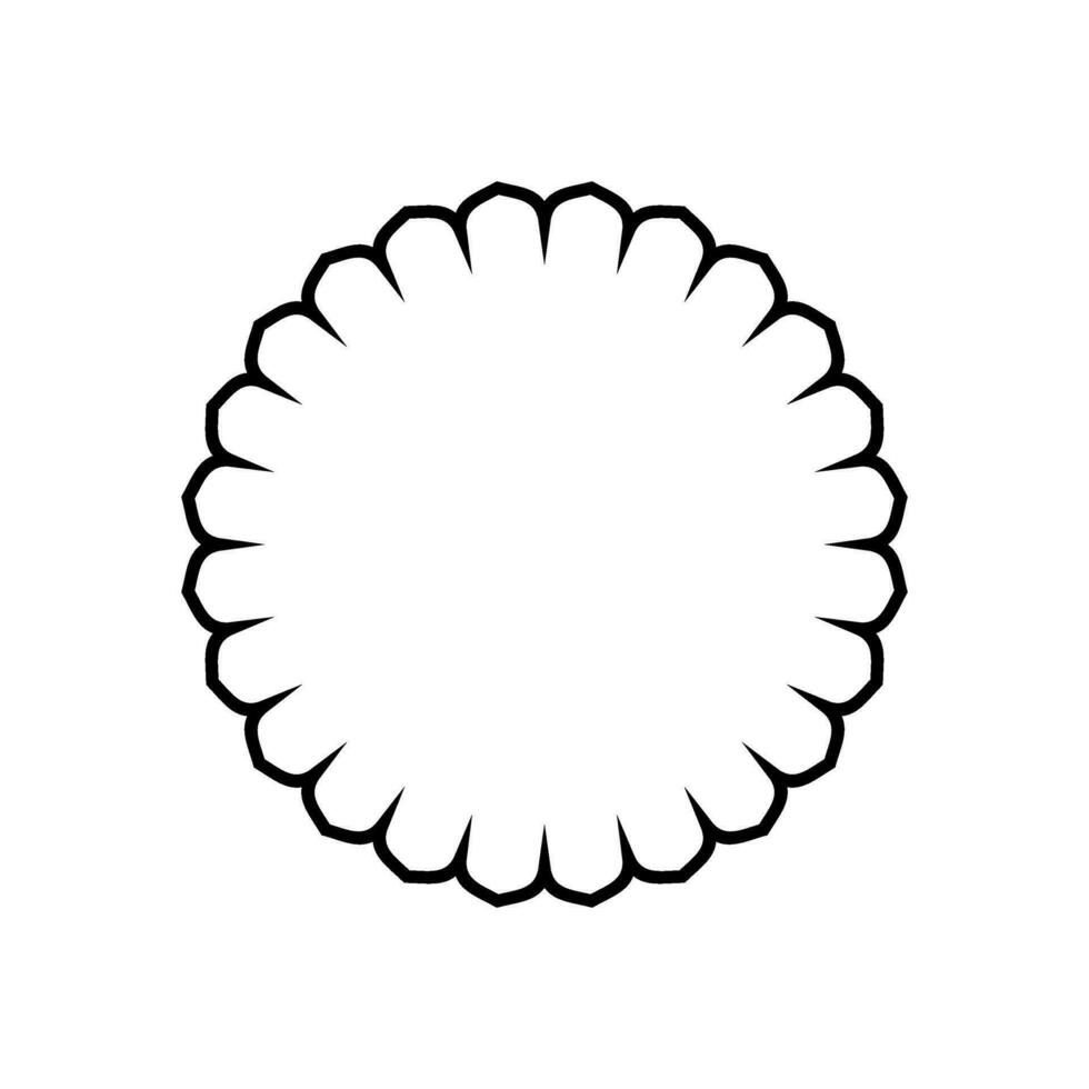 Geometrical Motive Pattern, Artistic Circle-Shaped, Modern Contemporary Mandala, Minimaslim and Monochormefor Decoration, Background, Decoration or Graphic Design Element. Vector Illustration